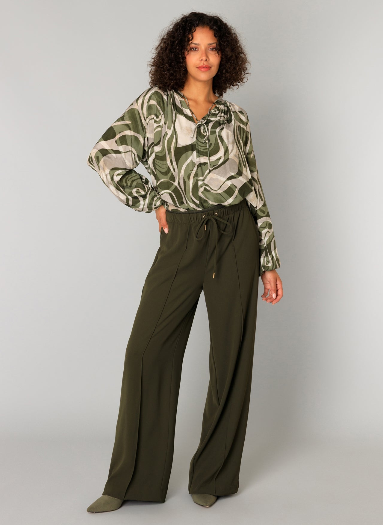 Carmen | Army Green/Multi-Col