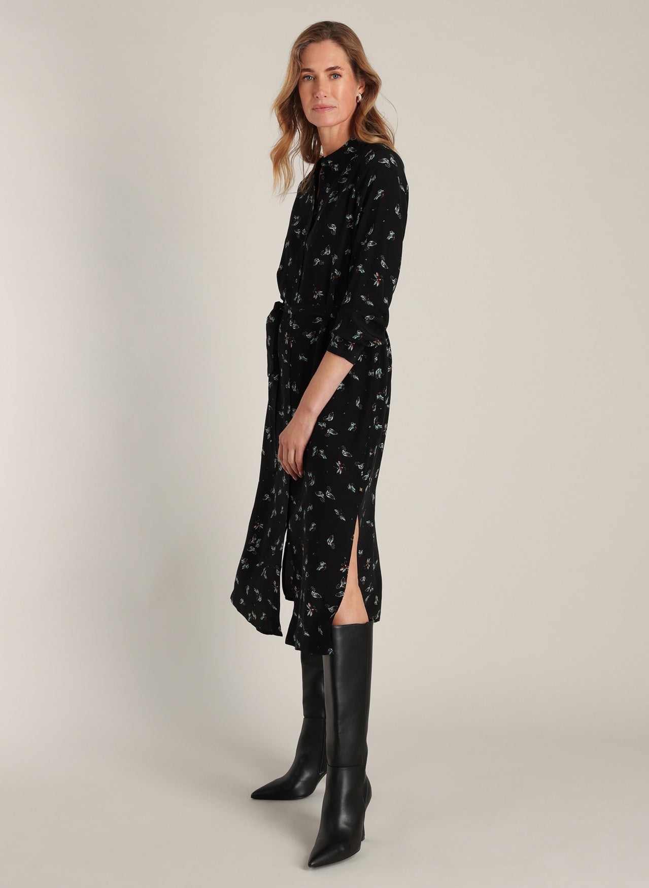 Denise | Black/Multi-Colour