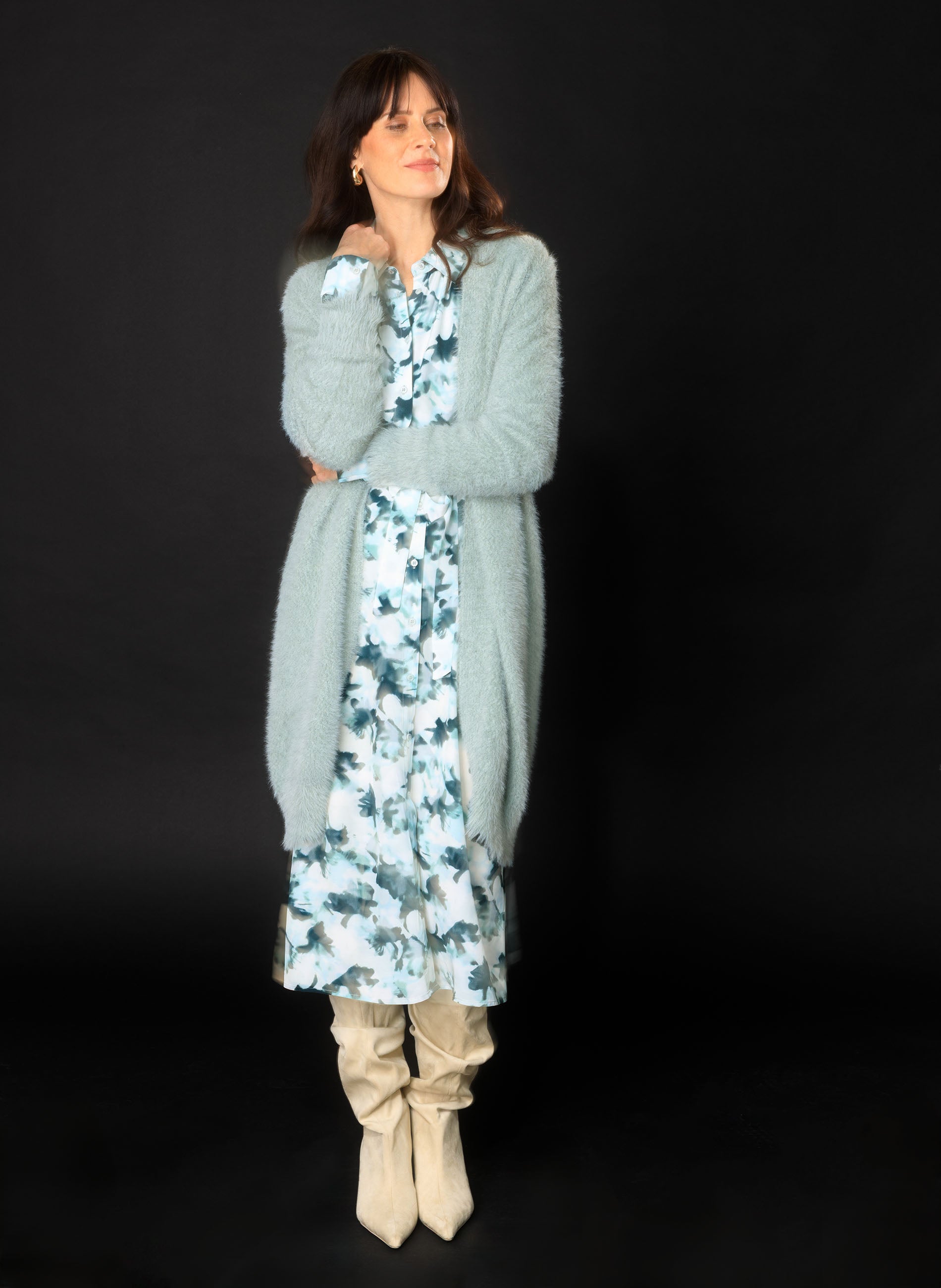 Dea | Mint Grey/Melange