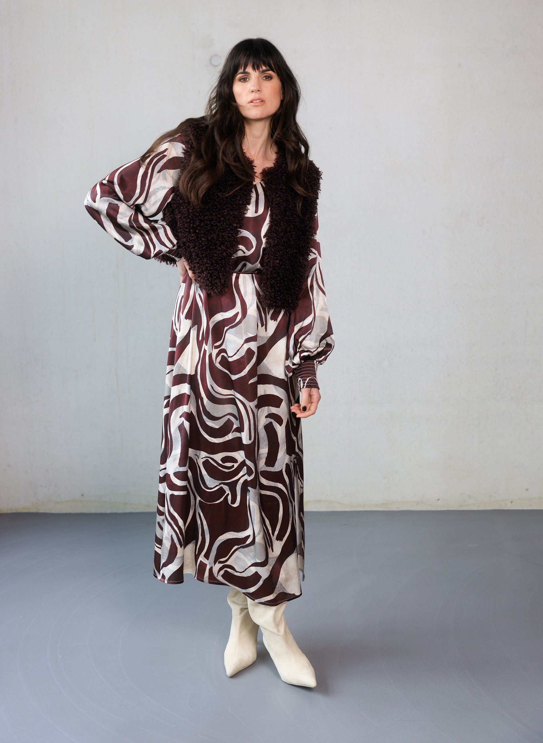 Cristiana | Dark Bordeaux/Multi