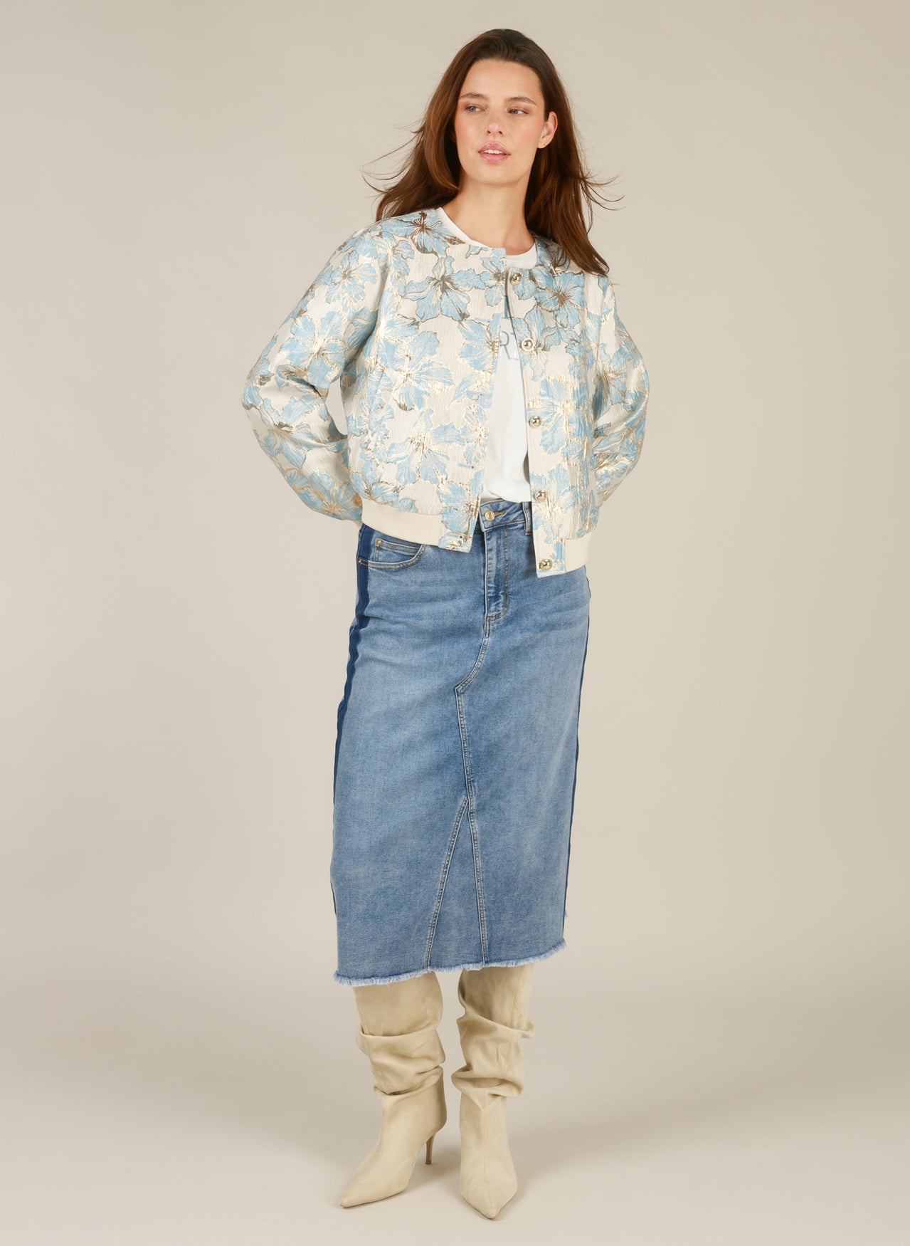 Ivana | Off White/Multi-C