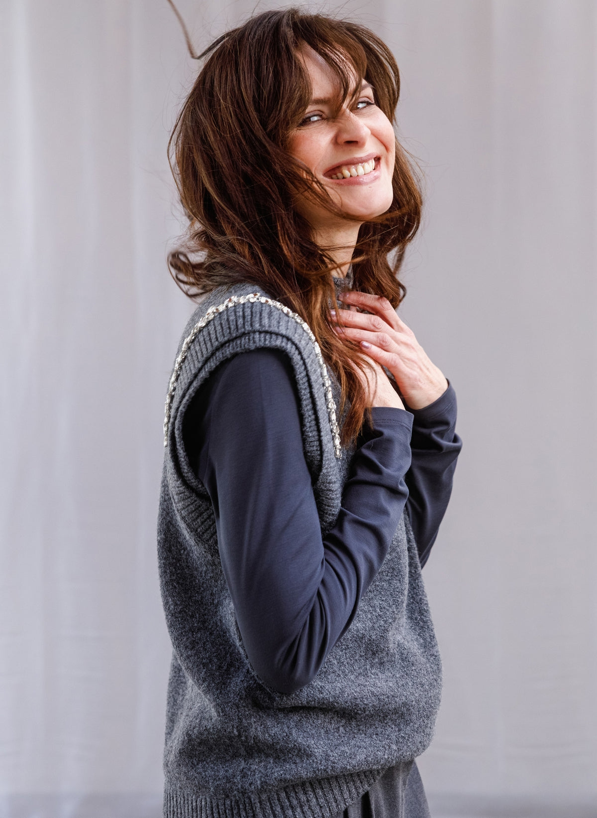 Ula | Dark Grey/Melange