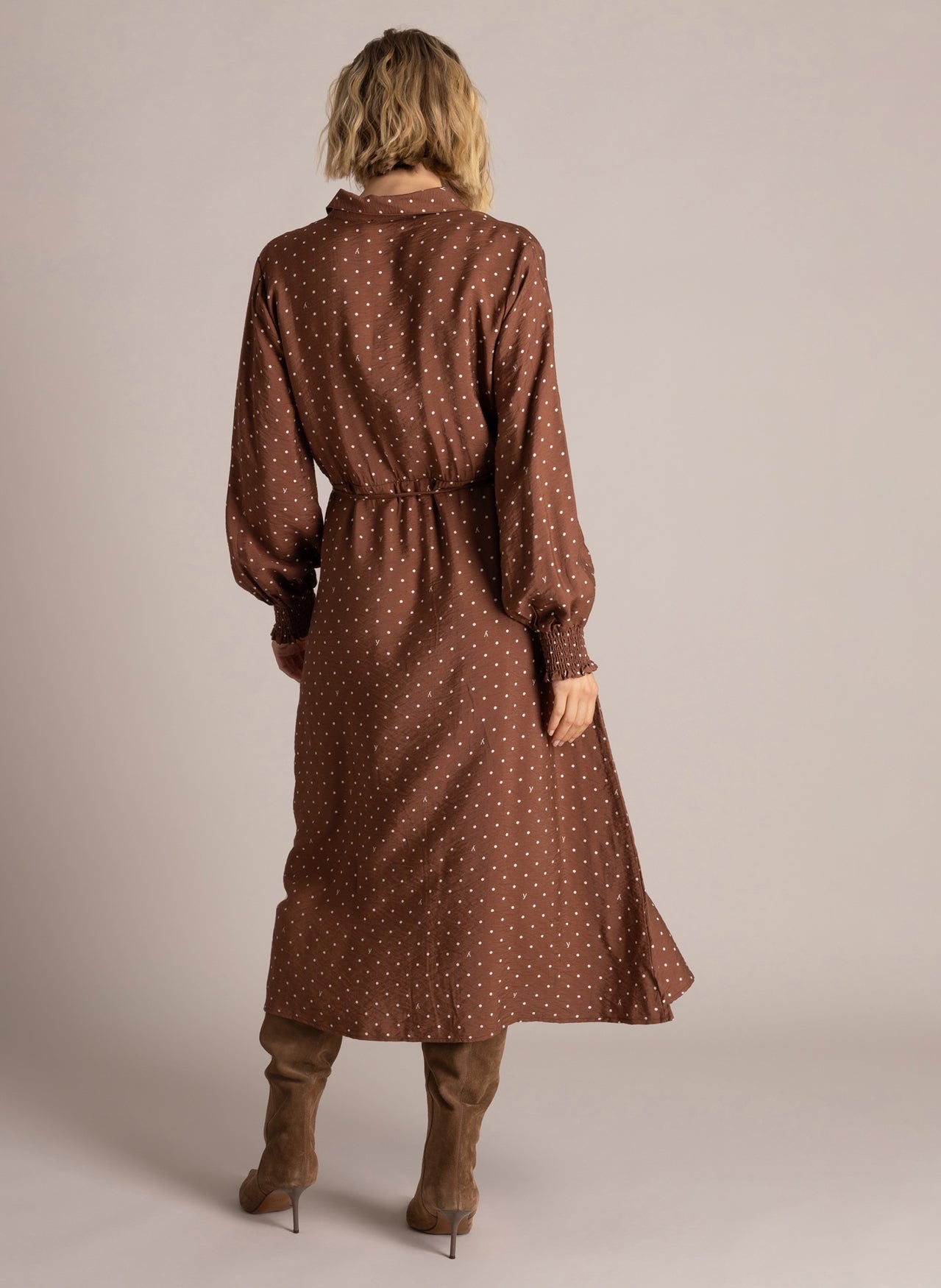Sela | Mocca Brown/Off Whit
