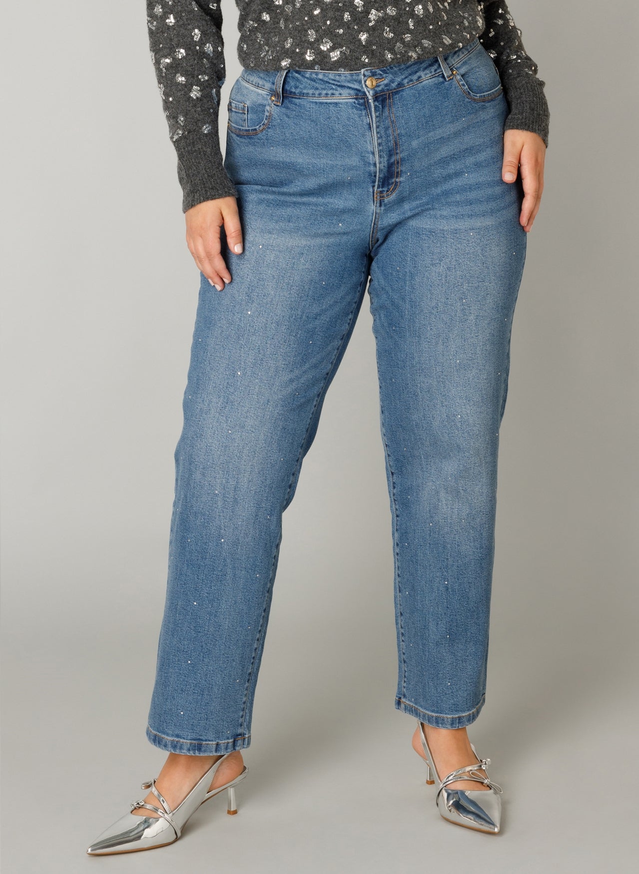 Fatima | Denim Stone Wash Blu