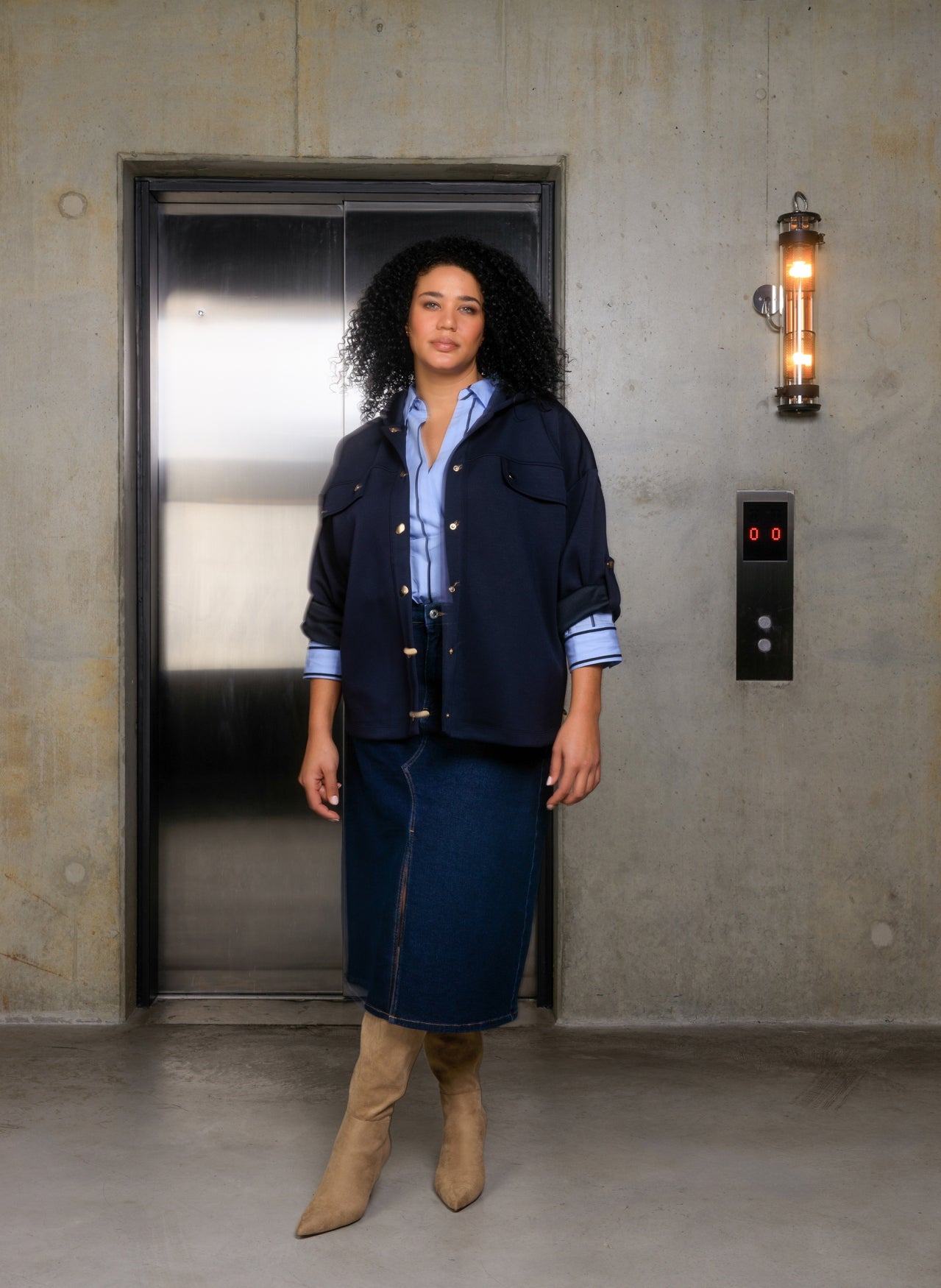 Hadiya Essential | Dark Navy