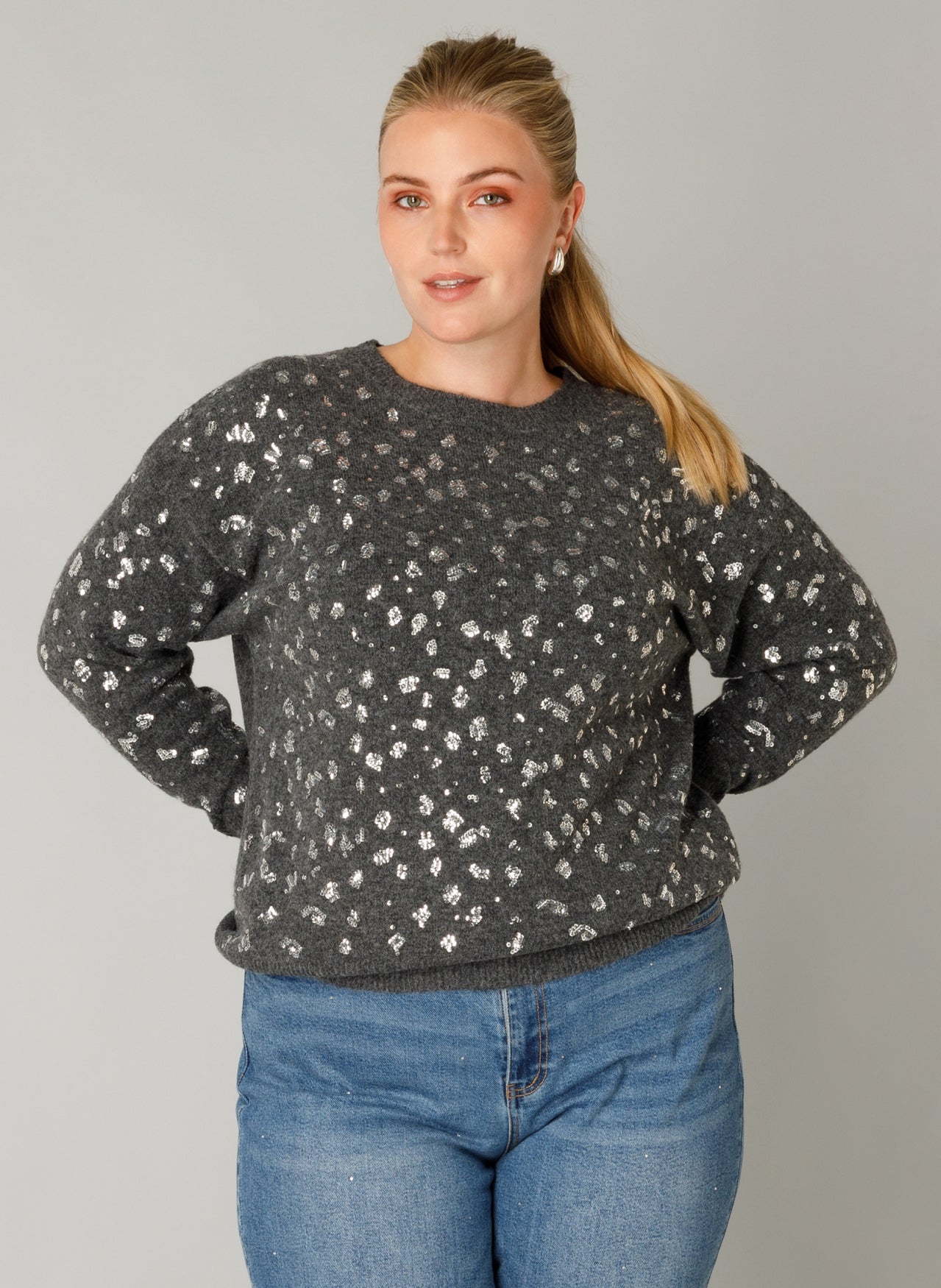 Franny | Dark Grey/Melange