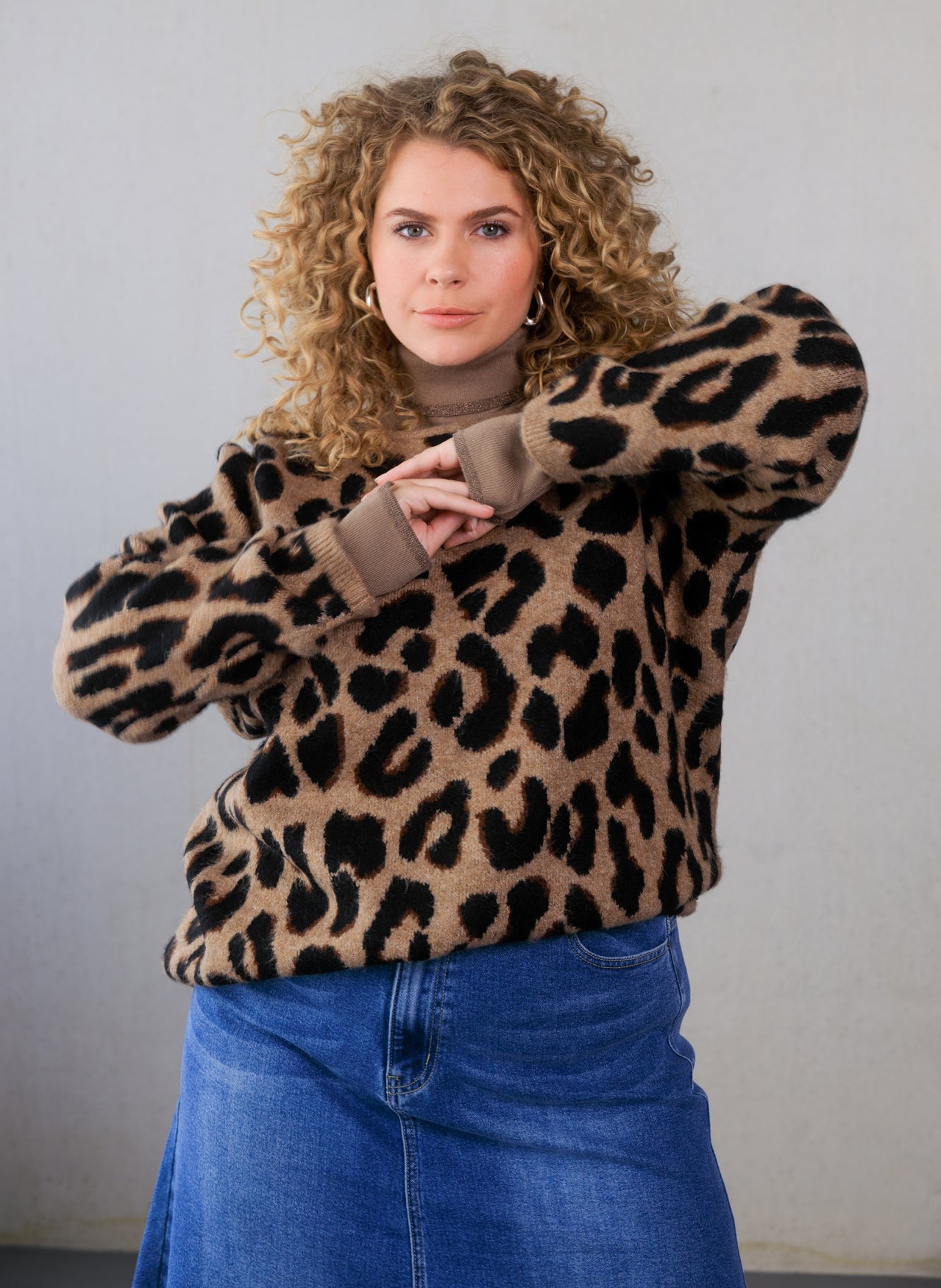 Gloria | Soft Taupe/Multi Col