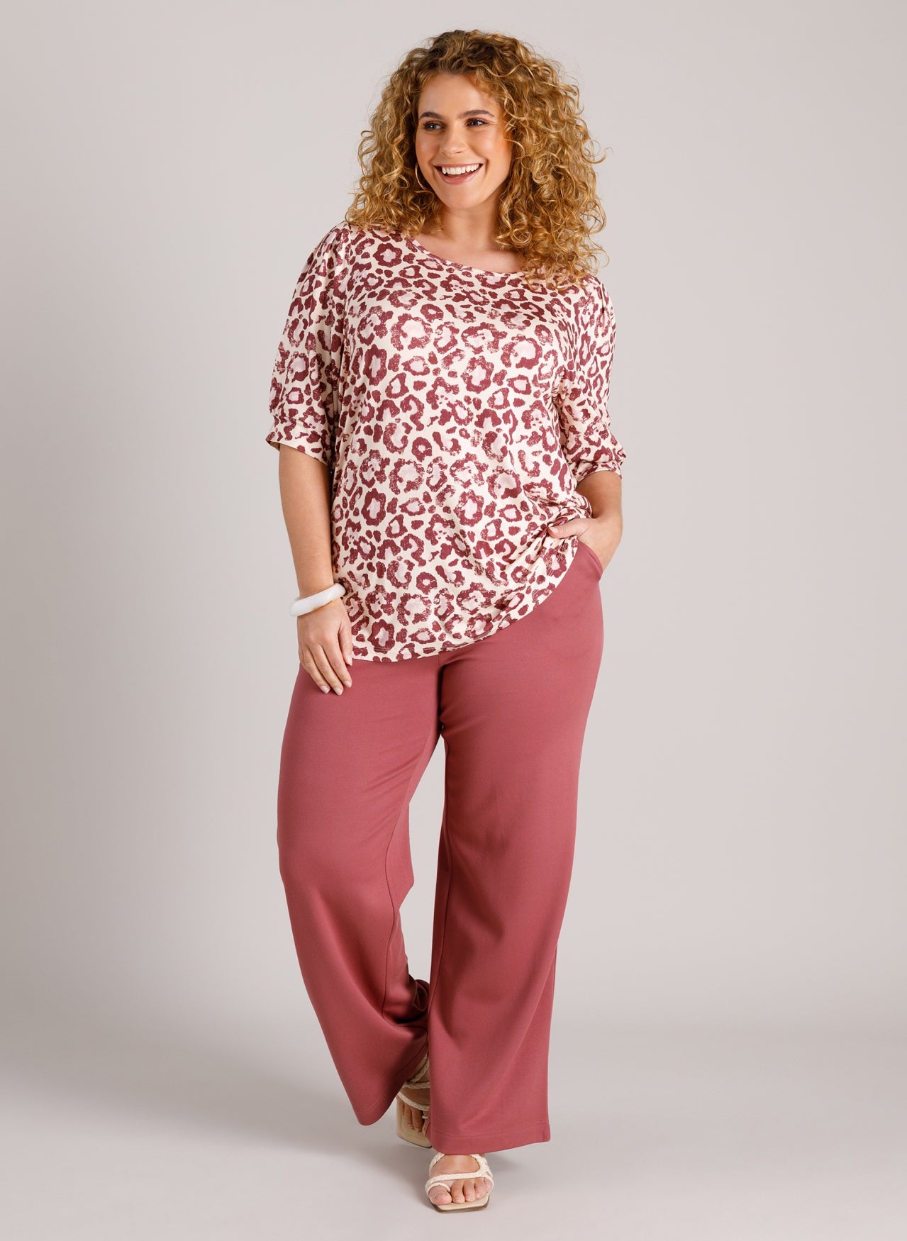 Hanne Essential | Plum/Multi Colour