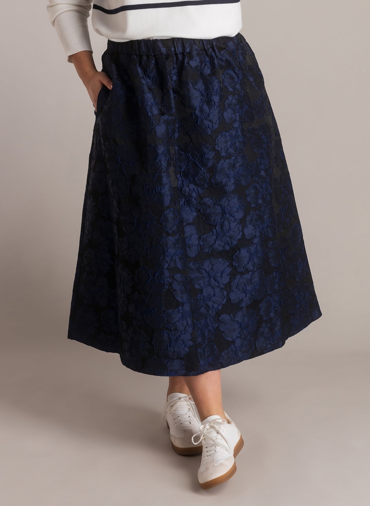 Josepha | Navy/Multi-Colour