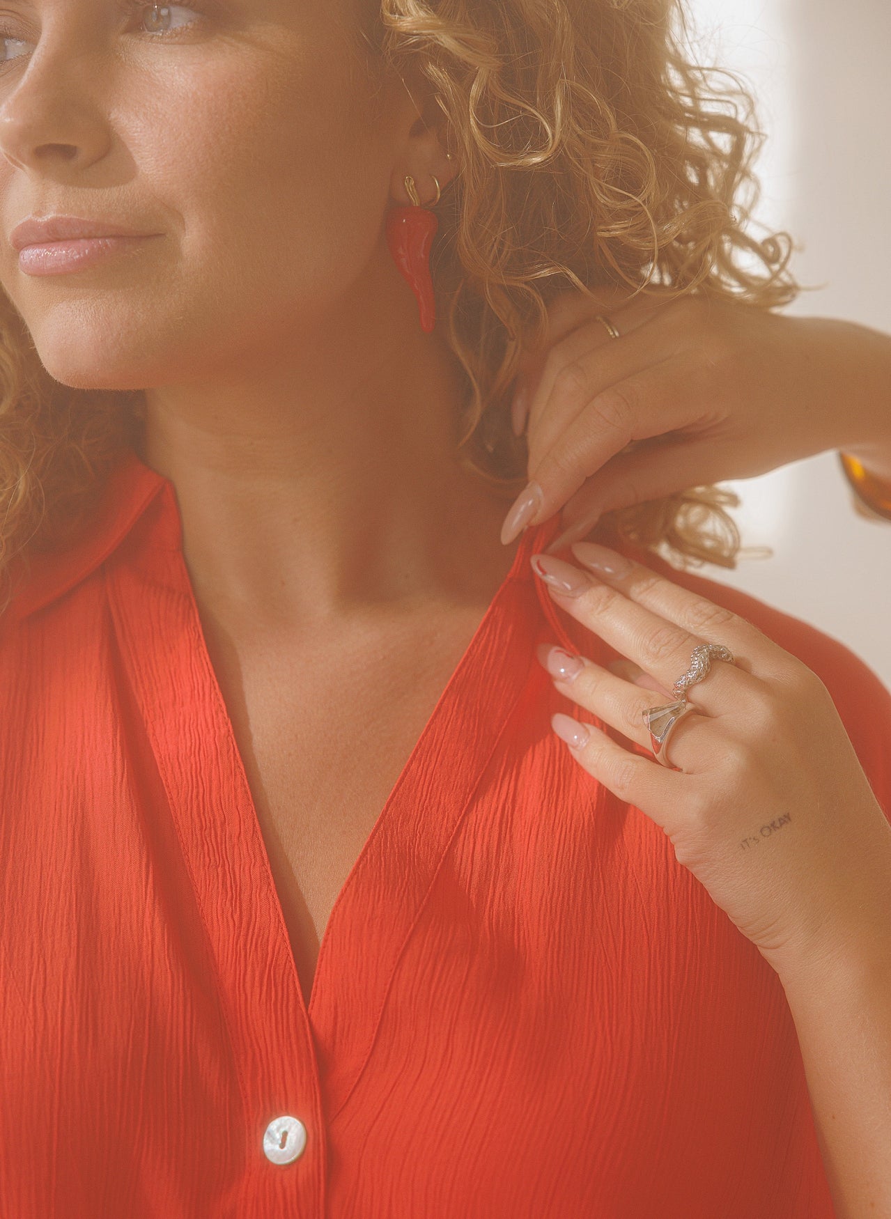 Nathalia | Hot Red