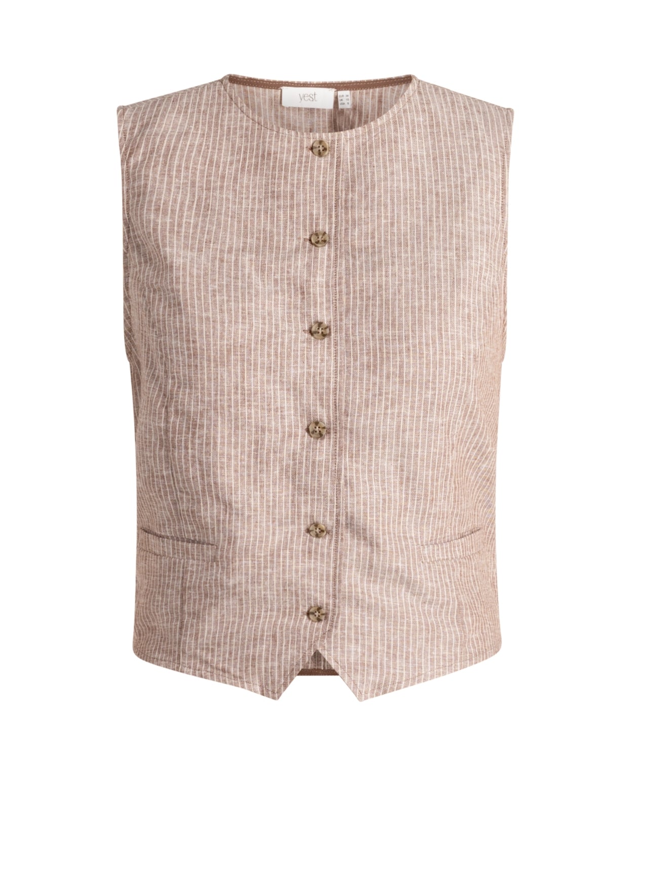 Nicolette | Coffee Brown/Off Whi