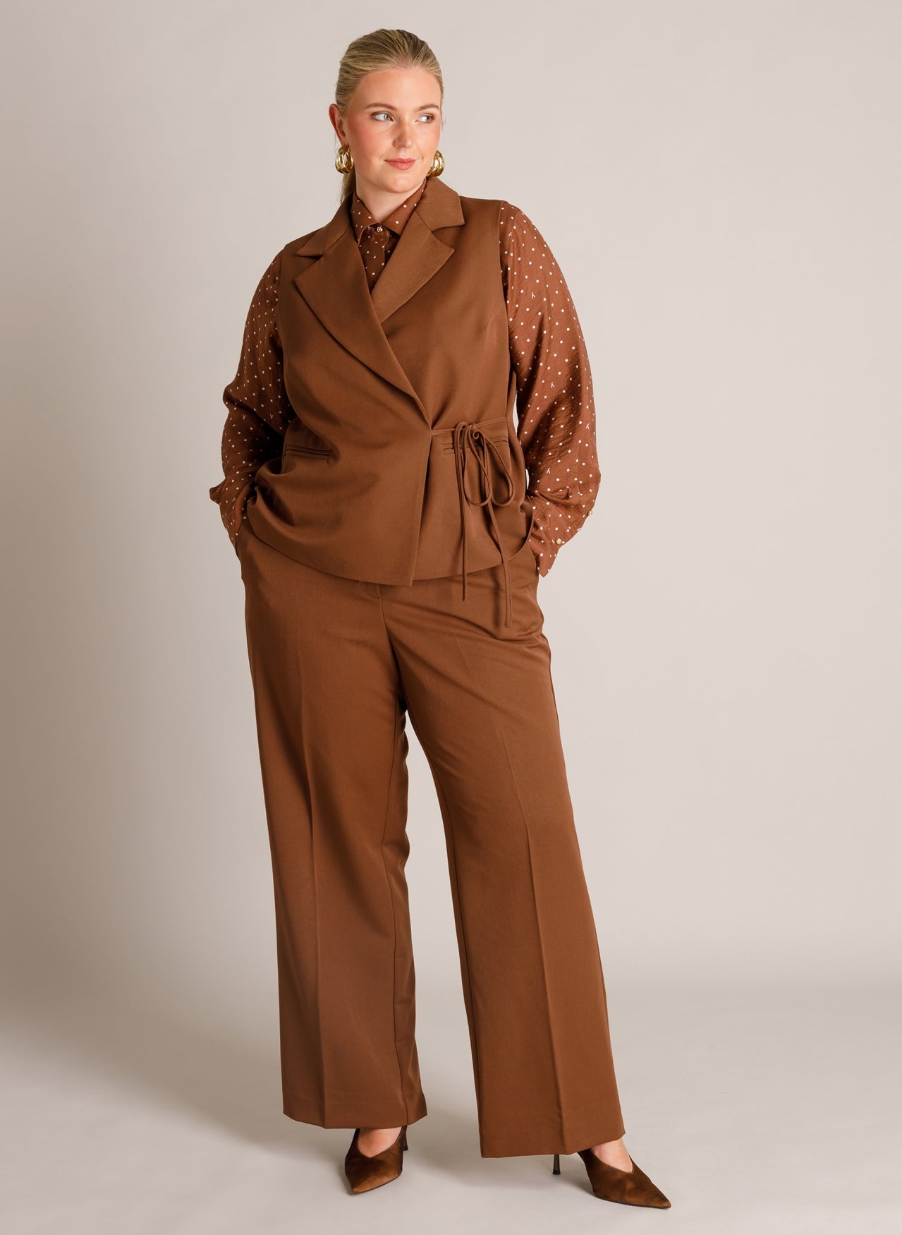 Trudie | Mocca Brown/Melange