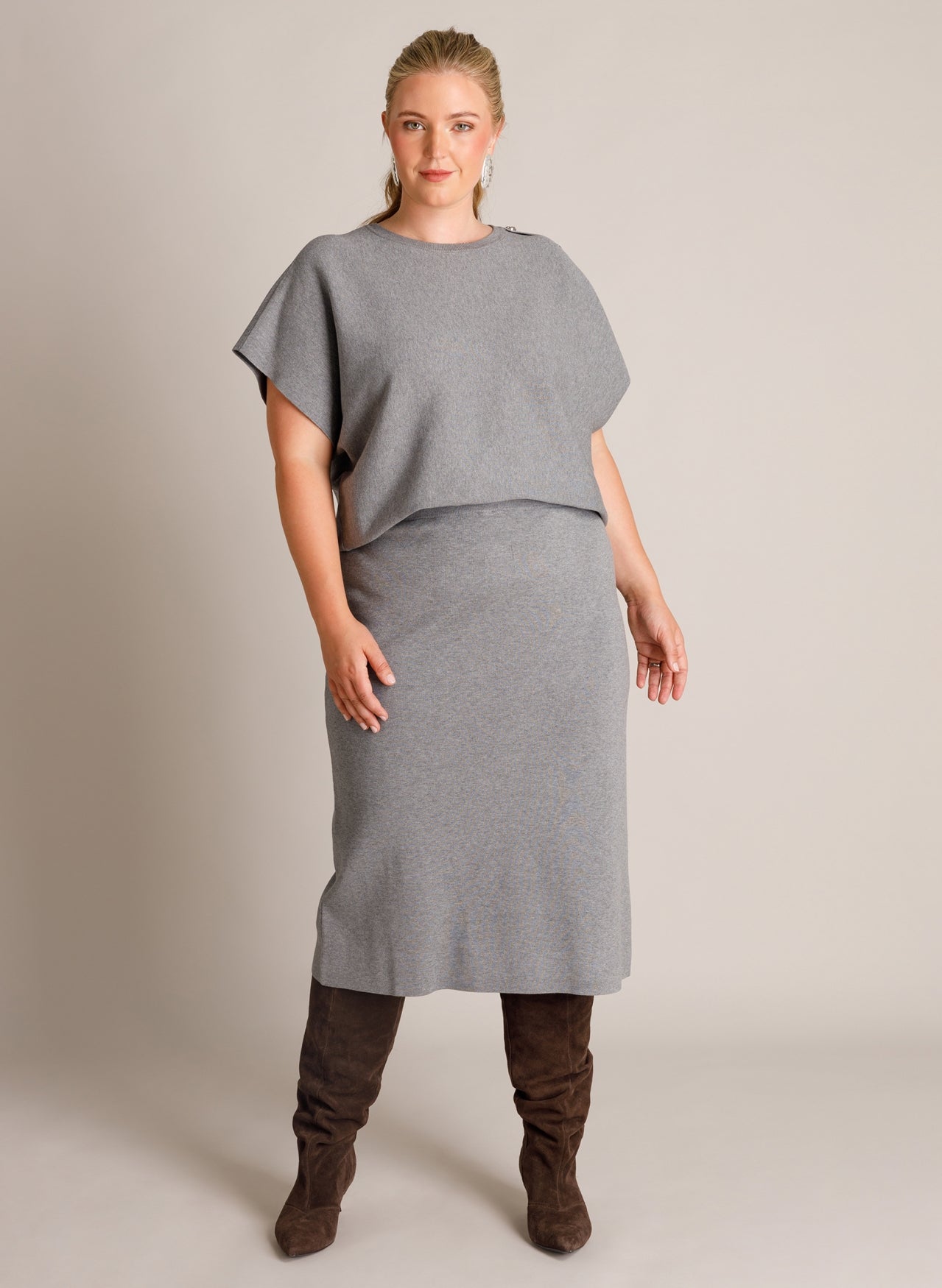 Thaline | Grey Melange