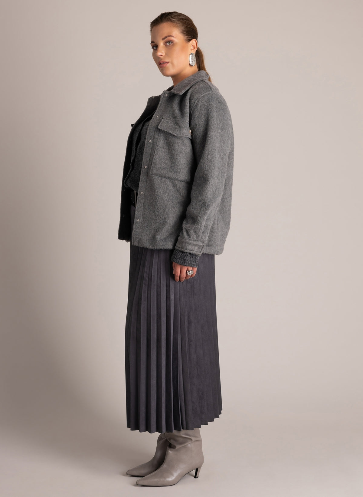 Vanina | Mid Grey Melange