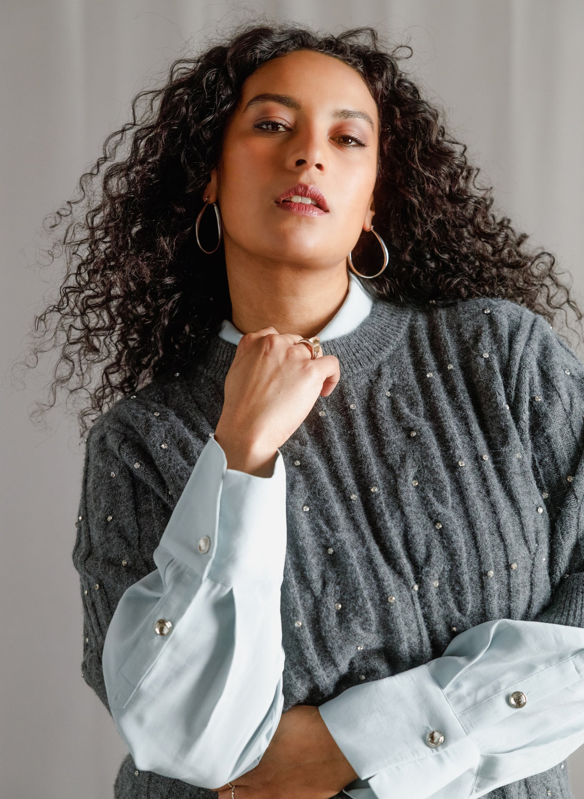 Vanessa | Dark Grey/Melange