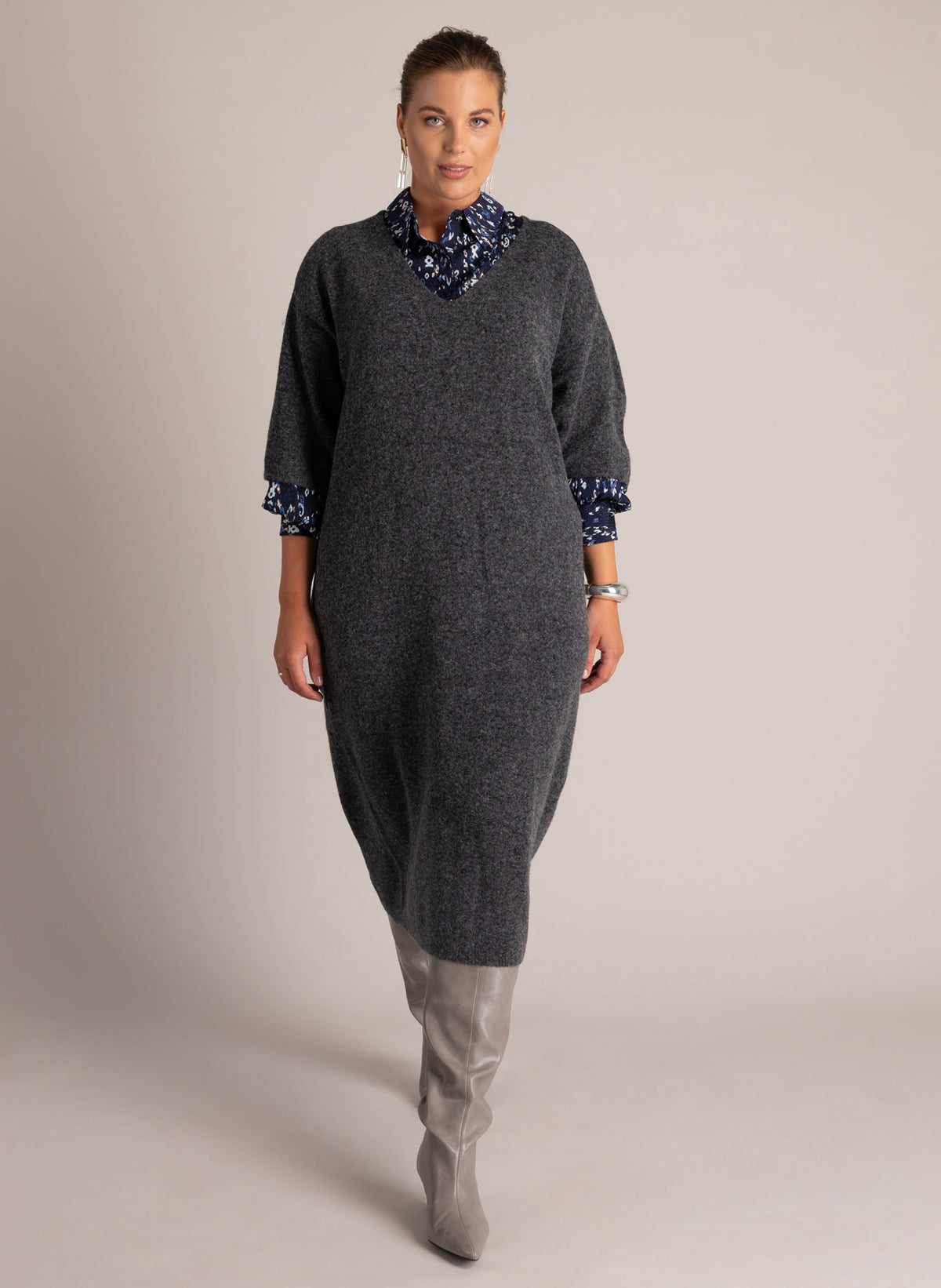 Vivika | Dark Grey/Melange