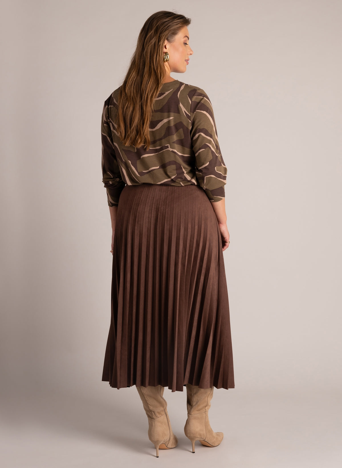 Vilma | Brown/Olive Green