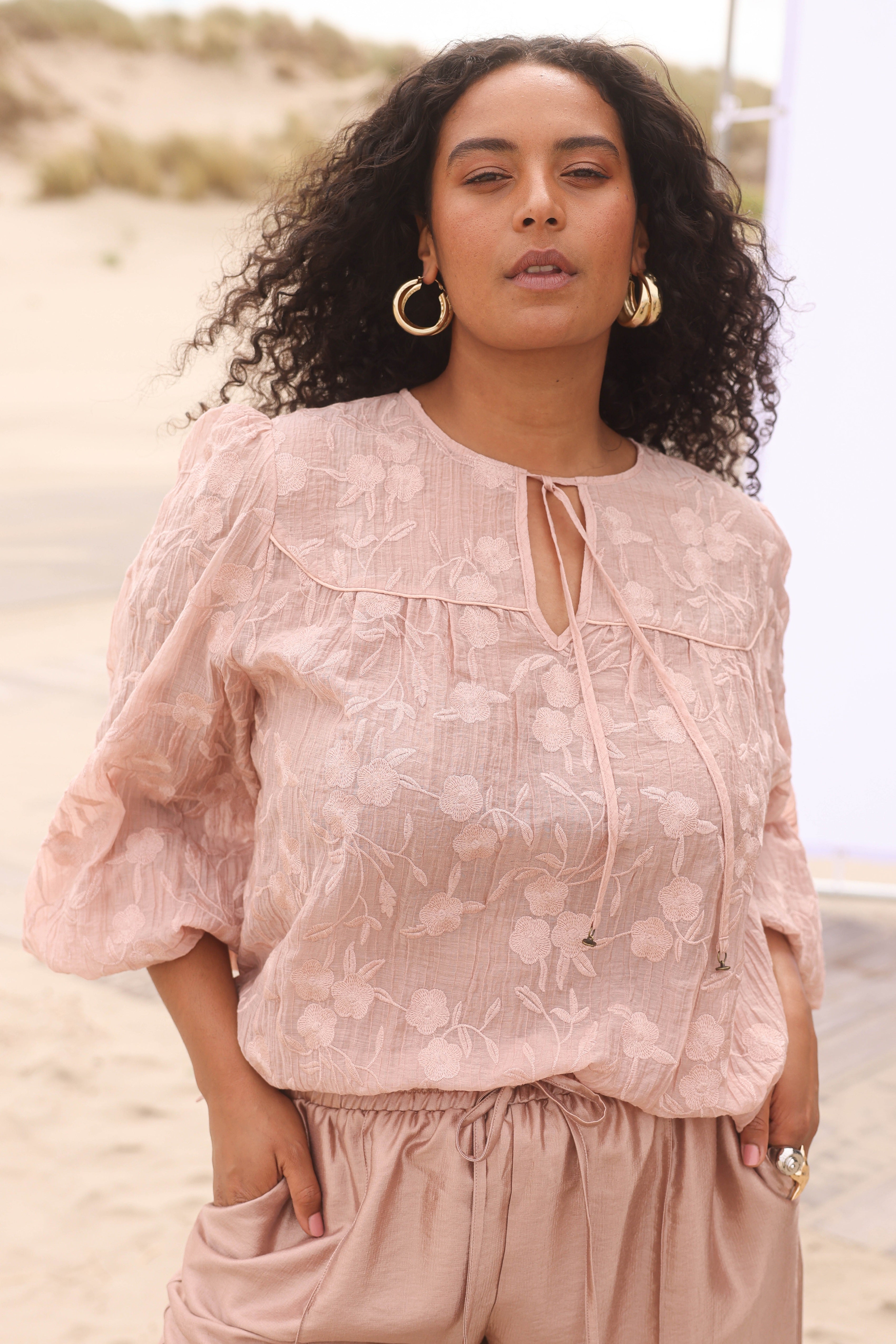 Sun Glazed Clay- Look 2