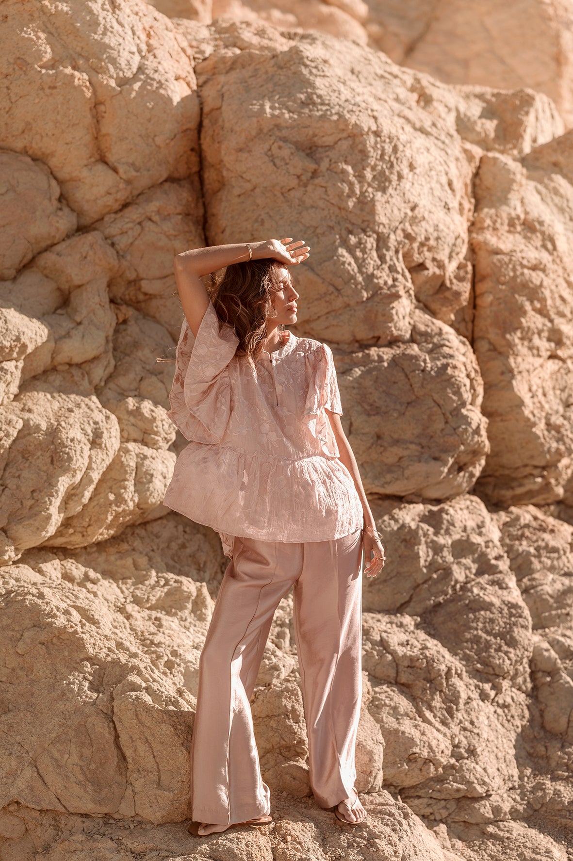 Sun Glazed Clay- Look 4