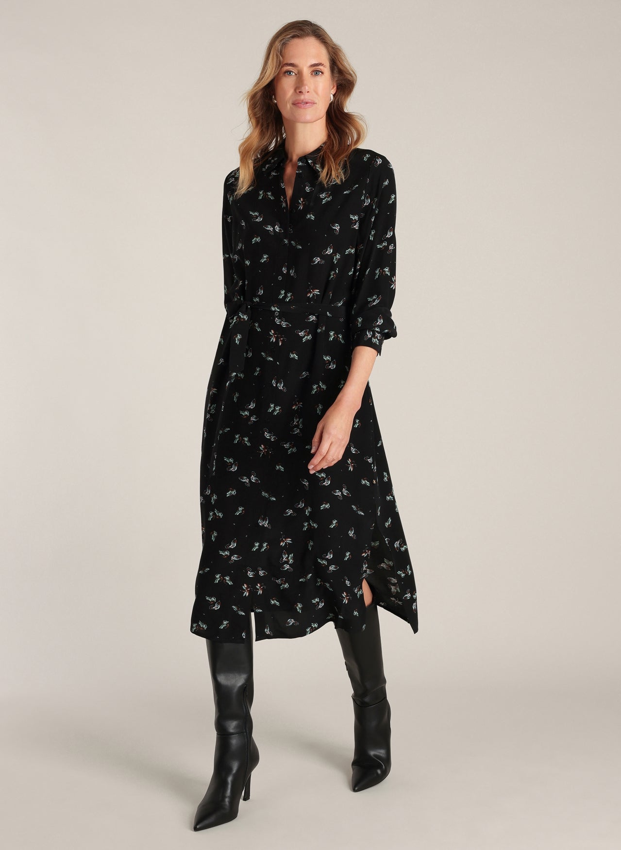 Denise | Black/Multi-Colour