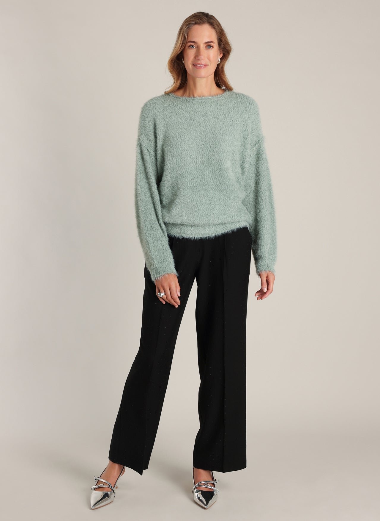 Darja | Mint Grey/Melange