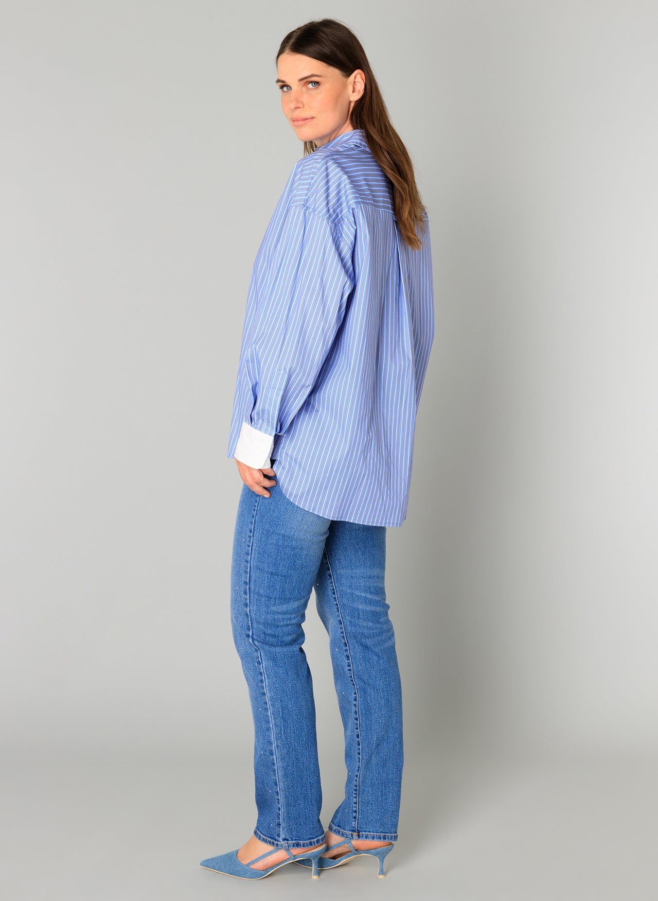 Benedikte | French Blue/Multi-Co