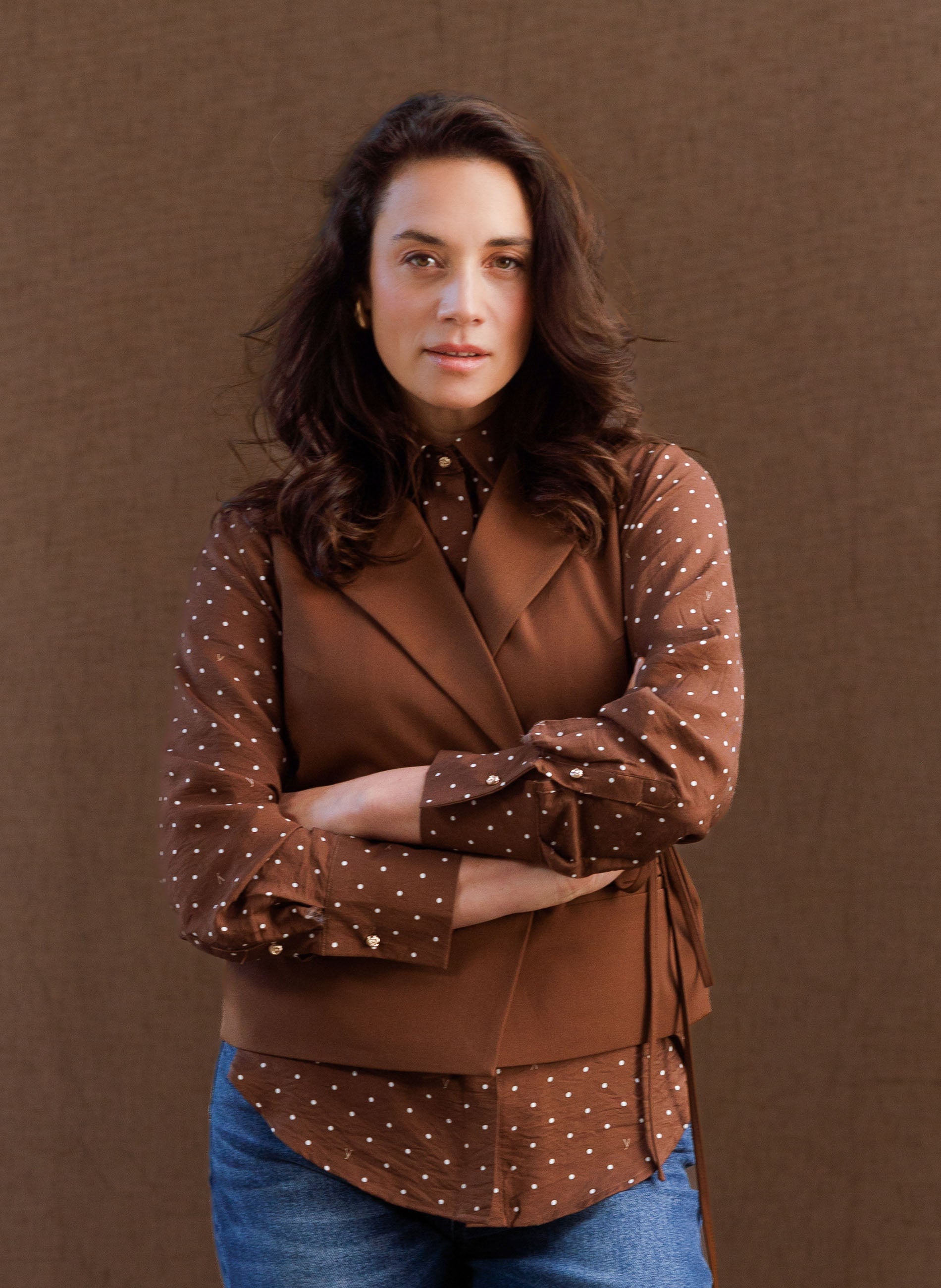 Stine | Mocca Brown/Melange
