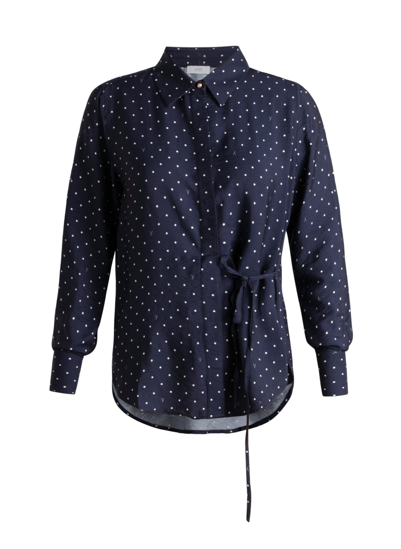 Samira | Dark Blue/Off white