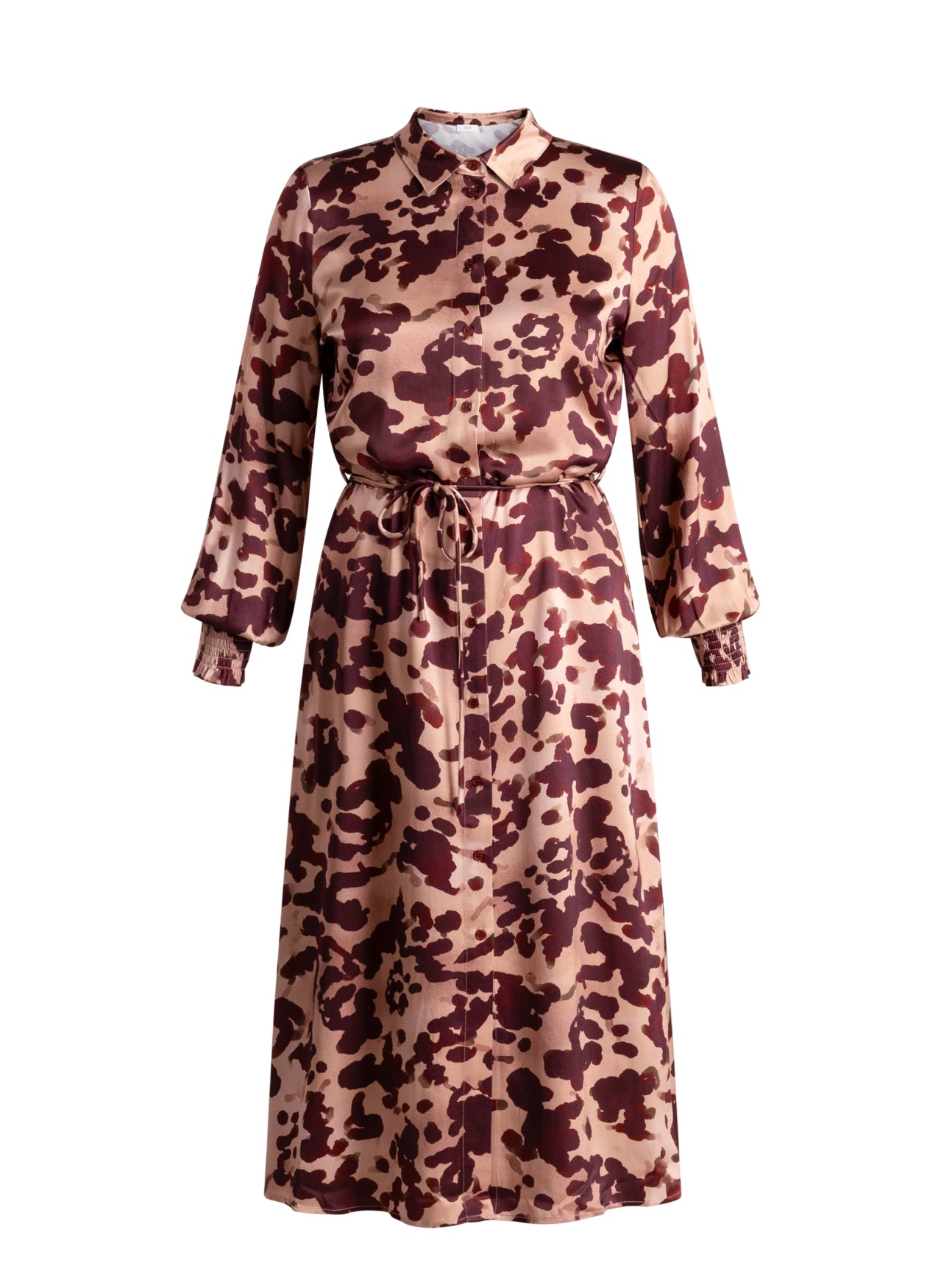 Solenne | Wine Red/Multi Colou