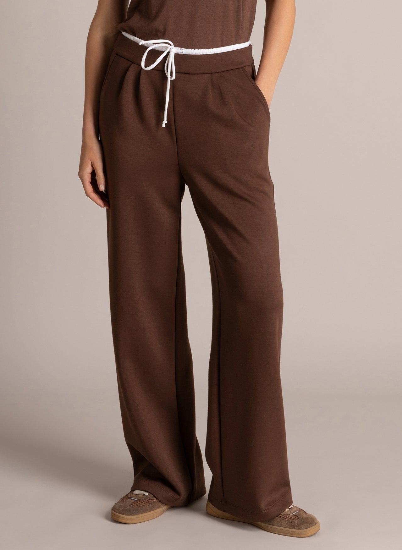 Sina | Mocca Brown/Off Whit