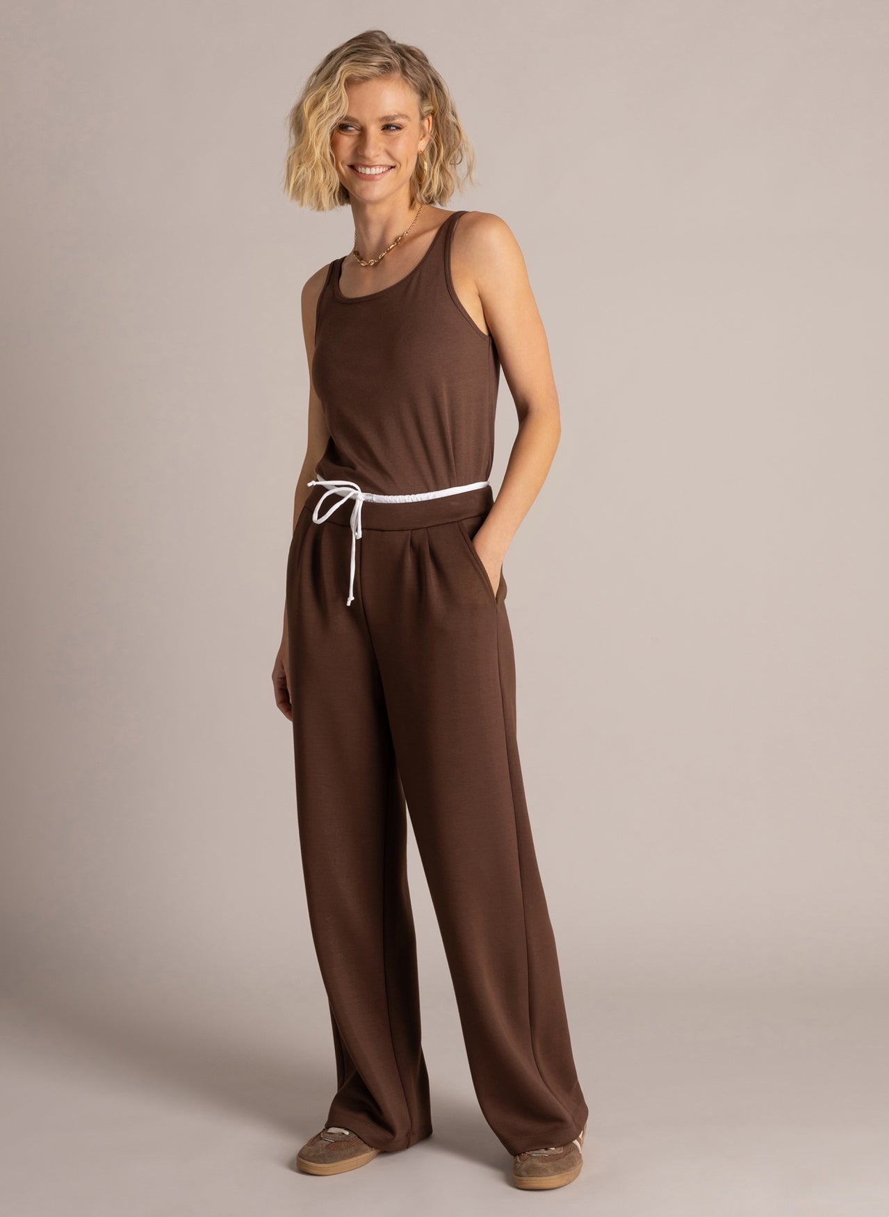 Sina | Mocca Brown/Off Whit