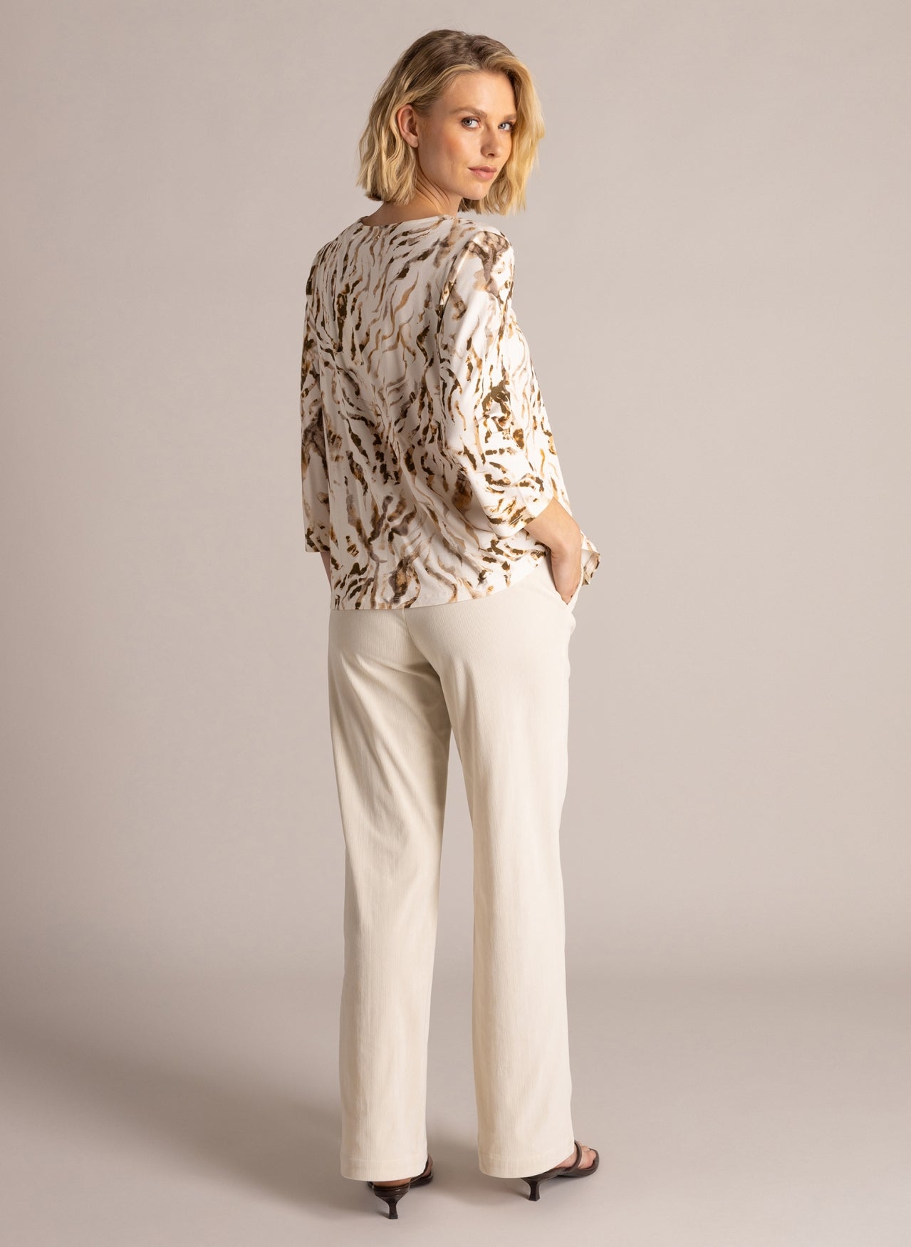 Sorina | Beige Cream/Multi Co
