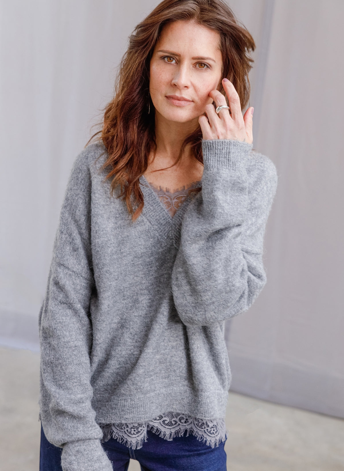 Unella | Mid Grey Melange