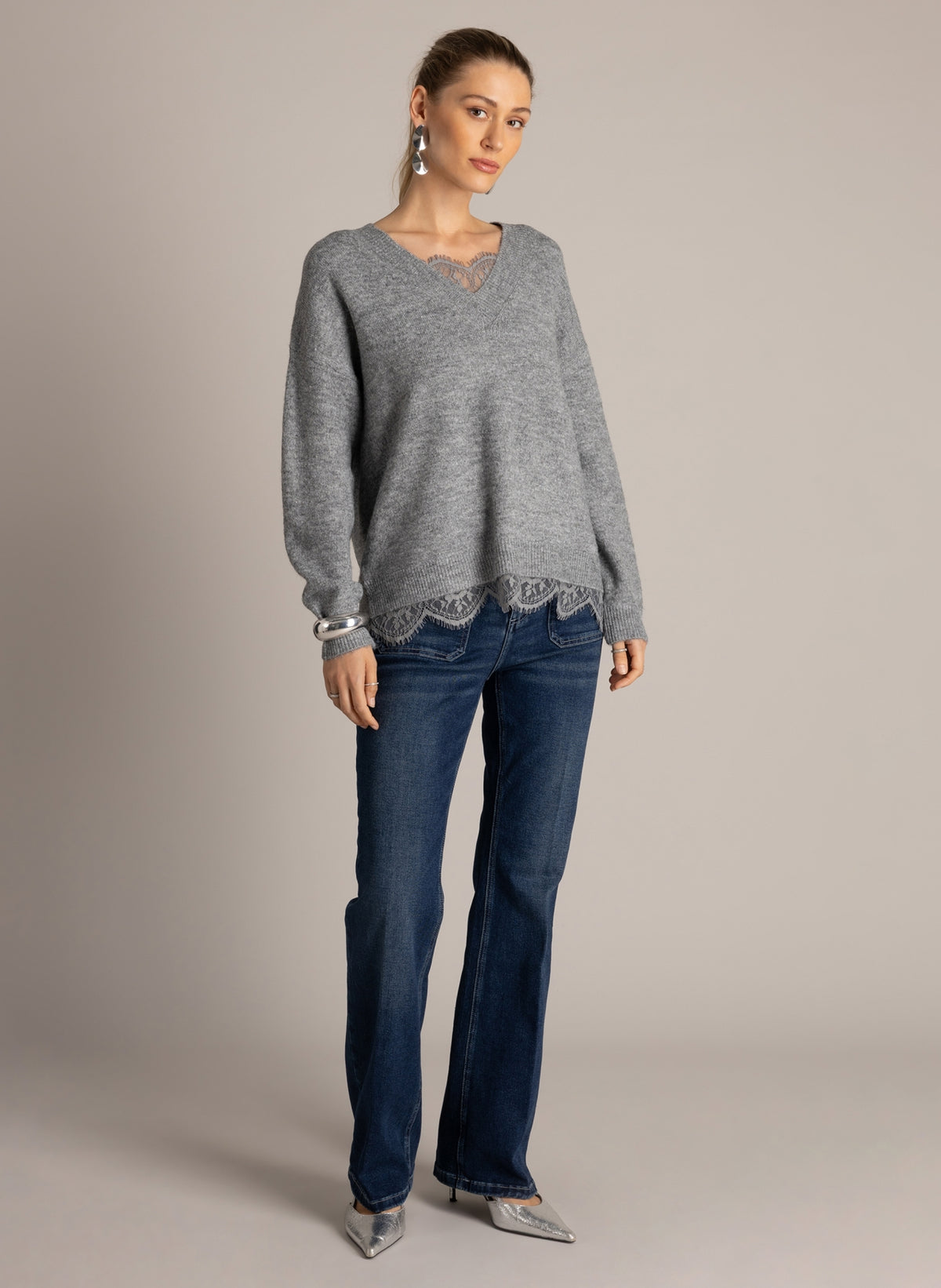 Unella | Mid Grey Melange