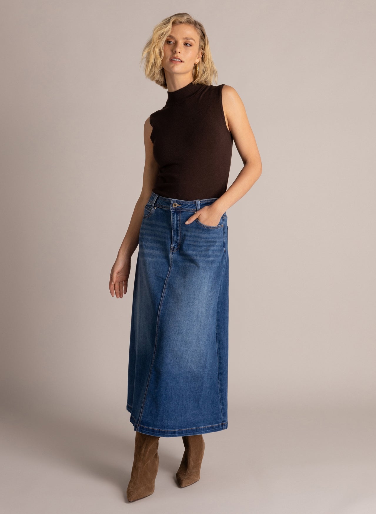 Chloe Essential | Dark Stone Wash Deni