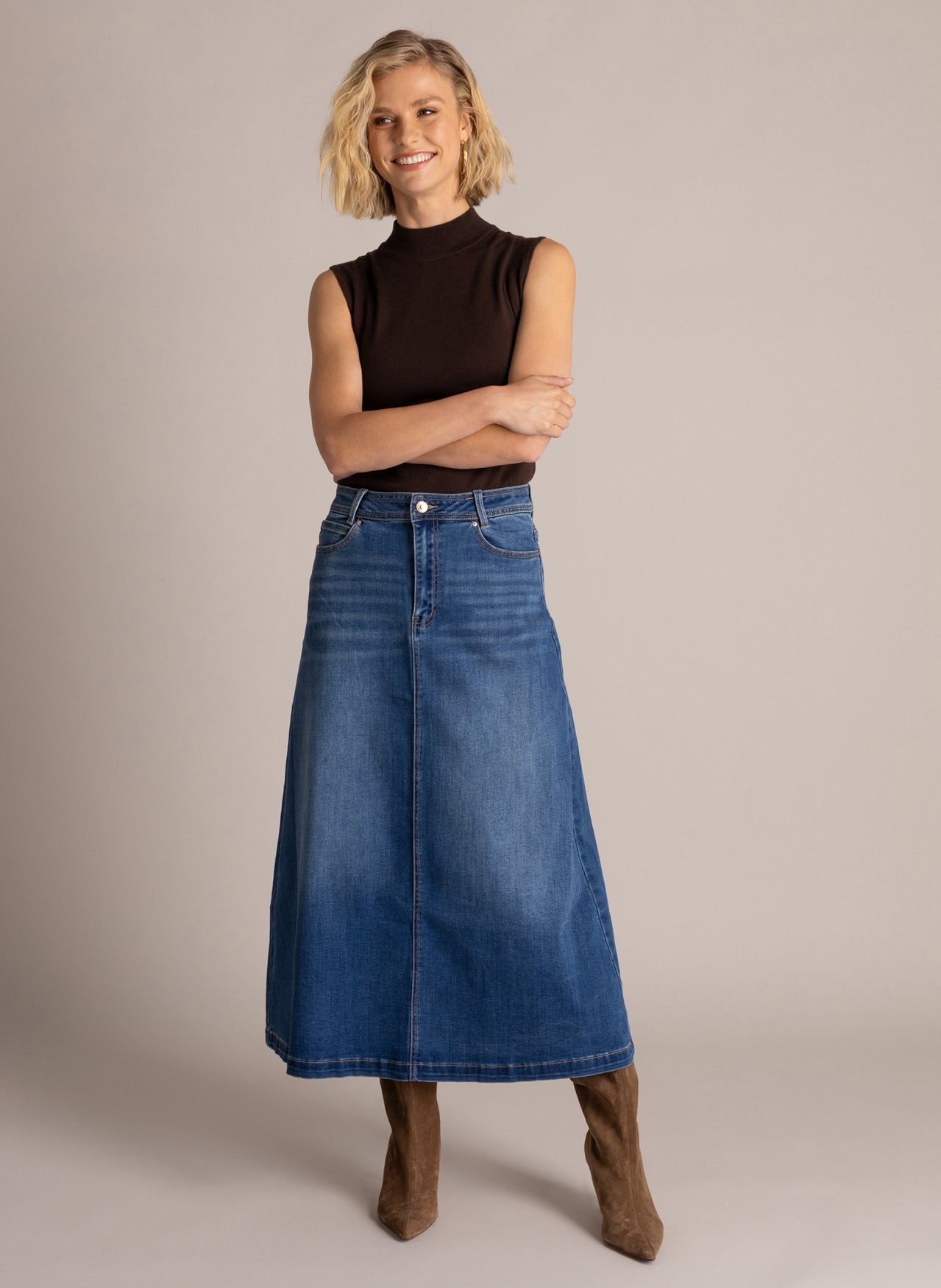 Chloe Essential | Dark Stone Wash Deni