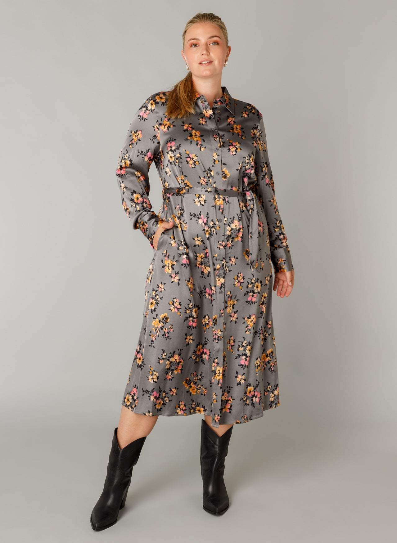 Finley | Steel Grey/Multi Col