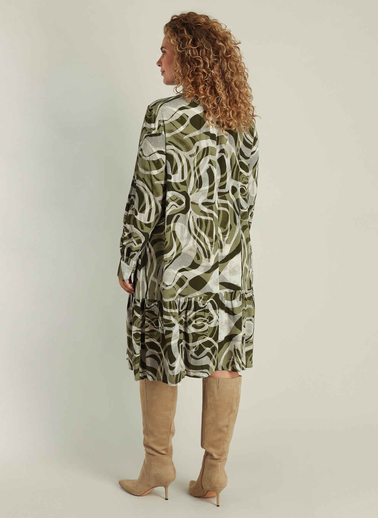 Gwyneth | Army Green/Multi-Col