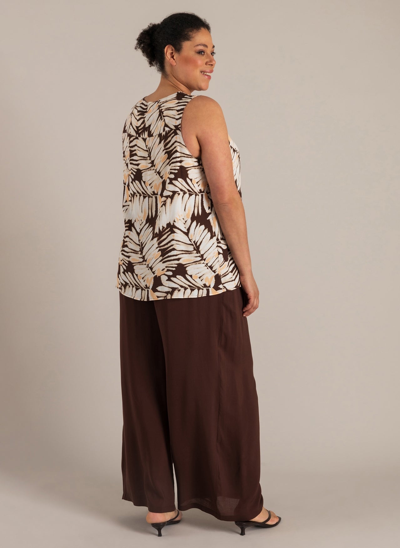 Nicoline | Coffee Brown/Multi-C