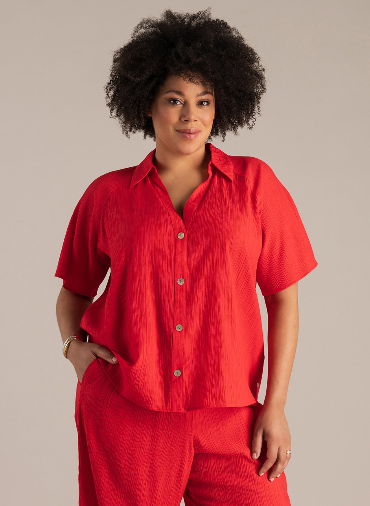 Nathalia | Hot Red