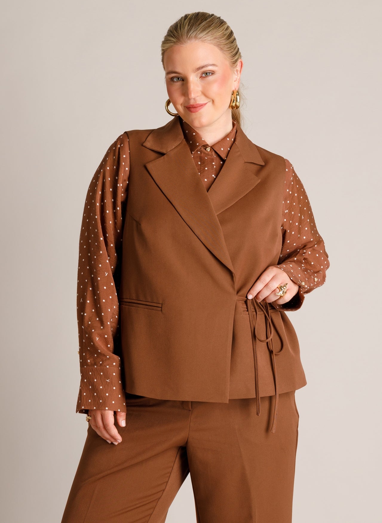 Trudie | Mocca Brown/Melange