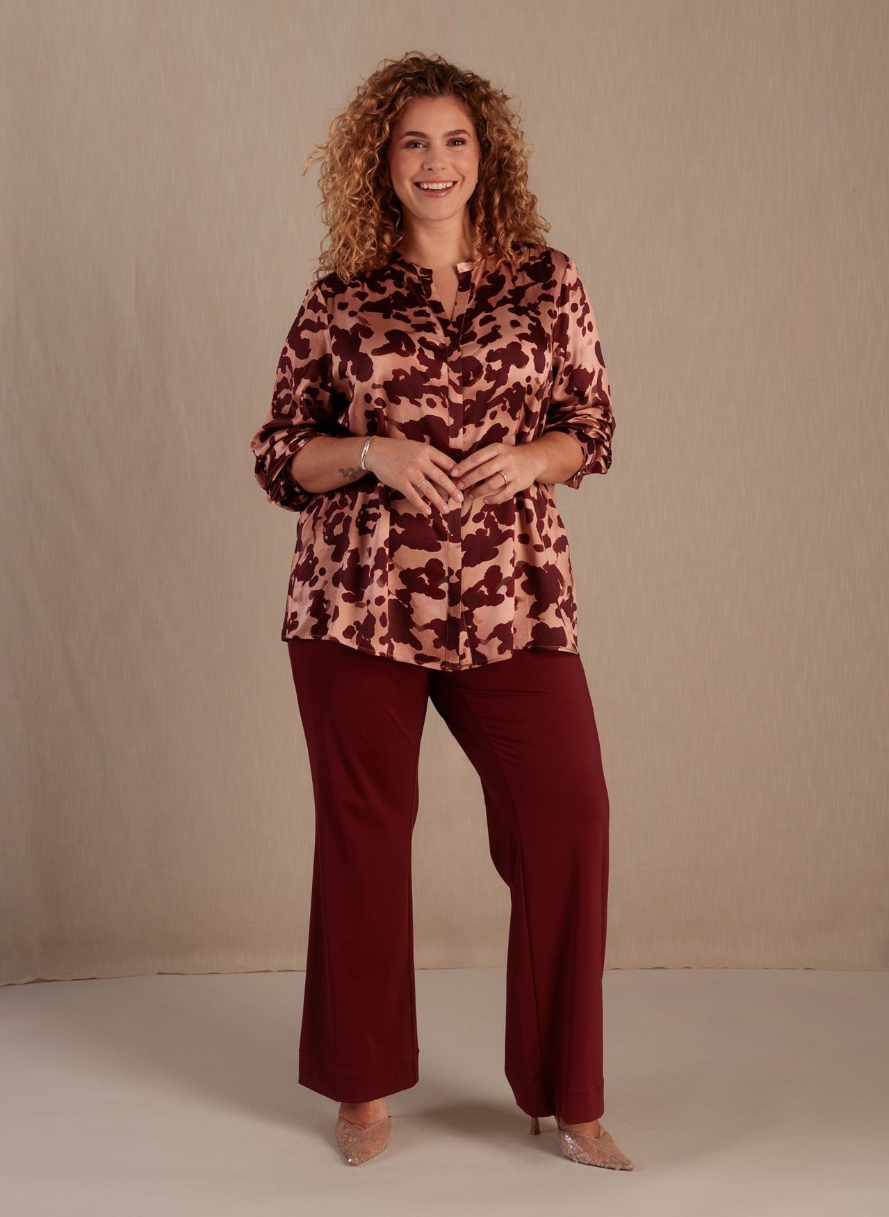 Tarin | Wine Red/Multi Colou
