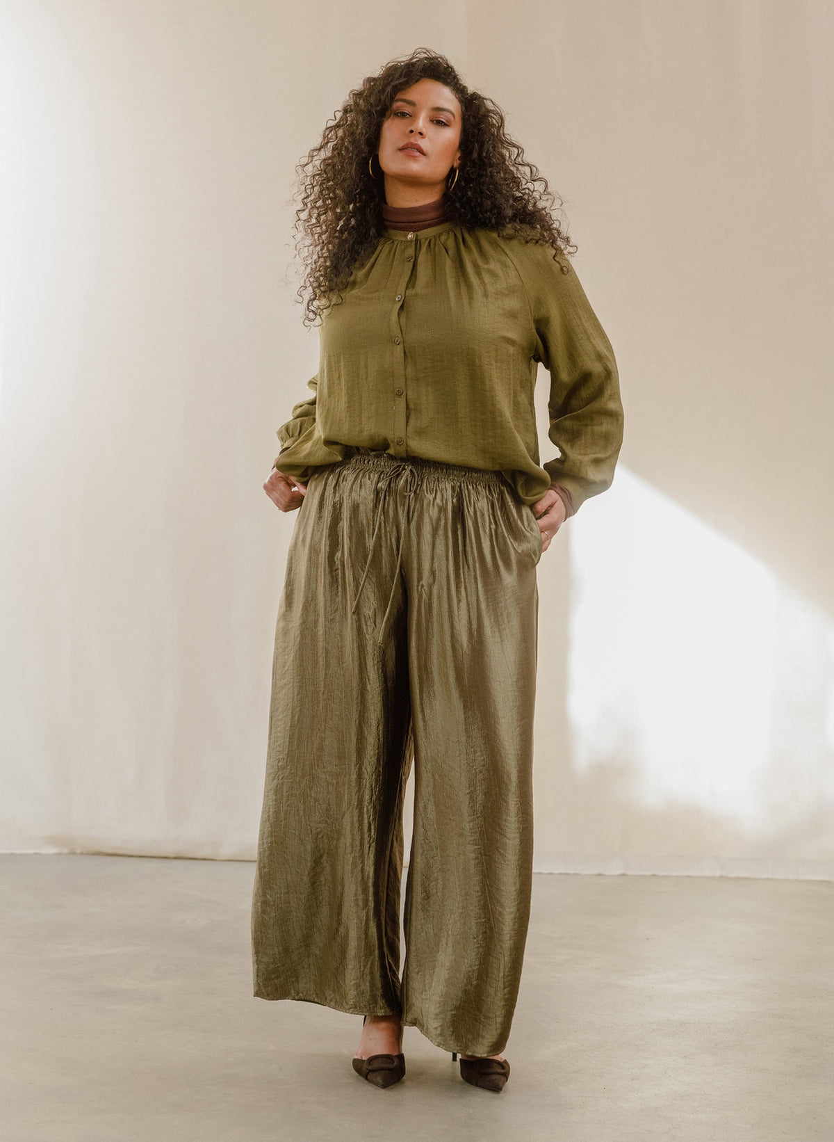Vinca | Olive Green