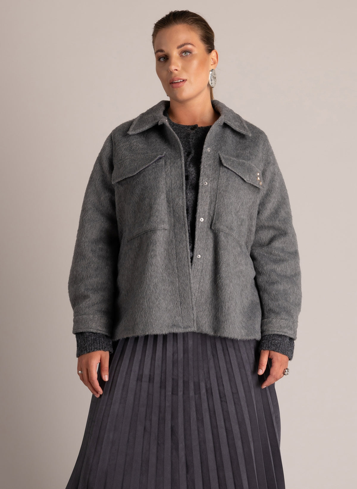 Vanina | Mid Grey Melange