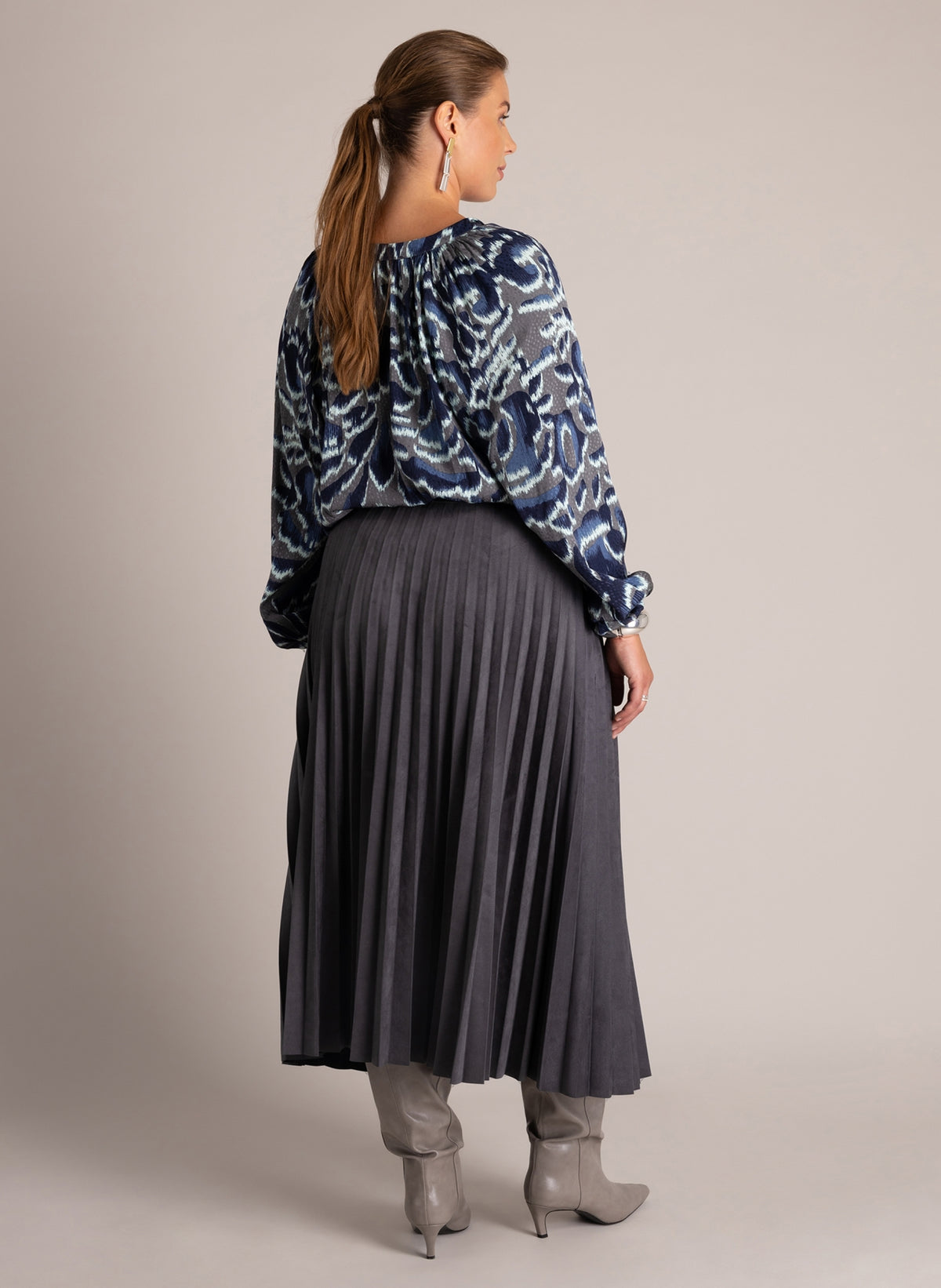 Vinka | Warm Grey/Multi Colo