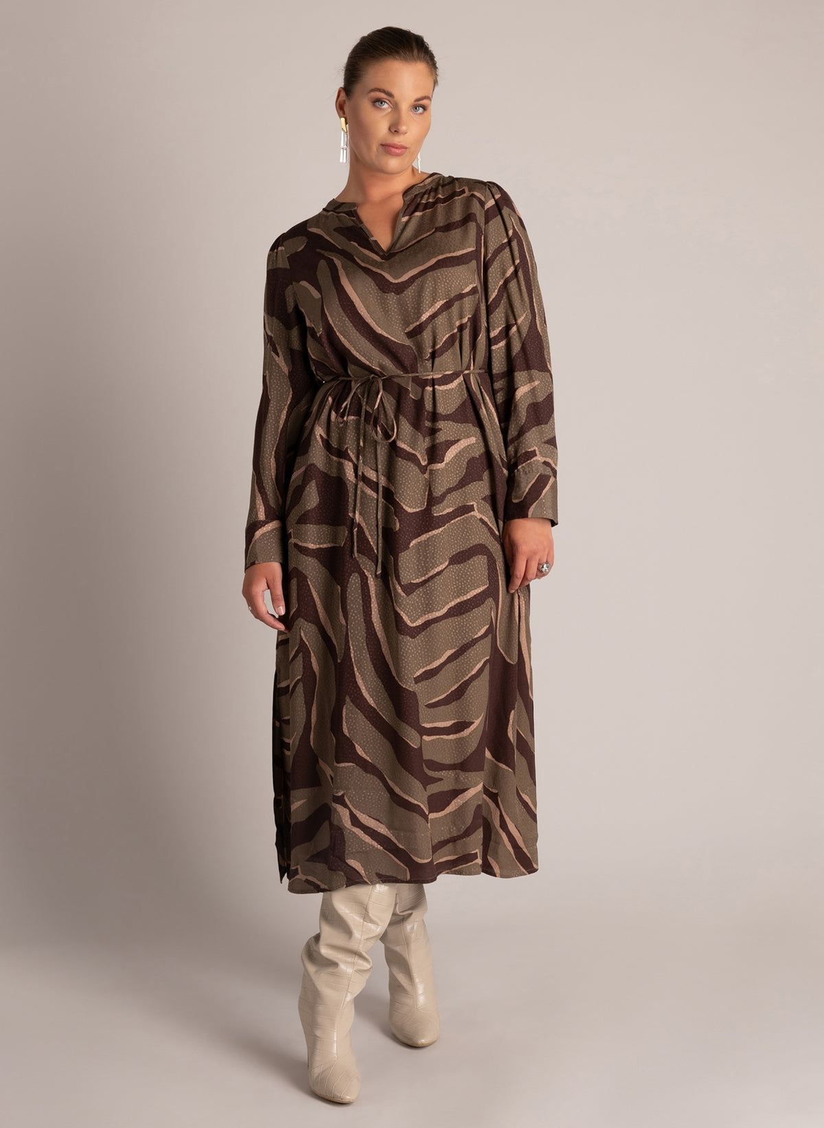 Venice | Brown/Olive Green