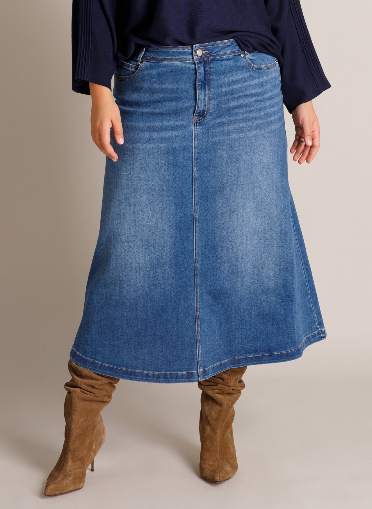 Ginevra Essential | Dark Stone Wash Deni
