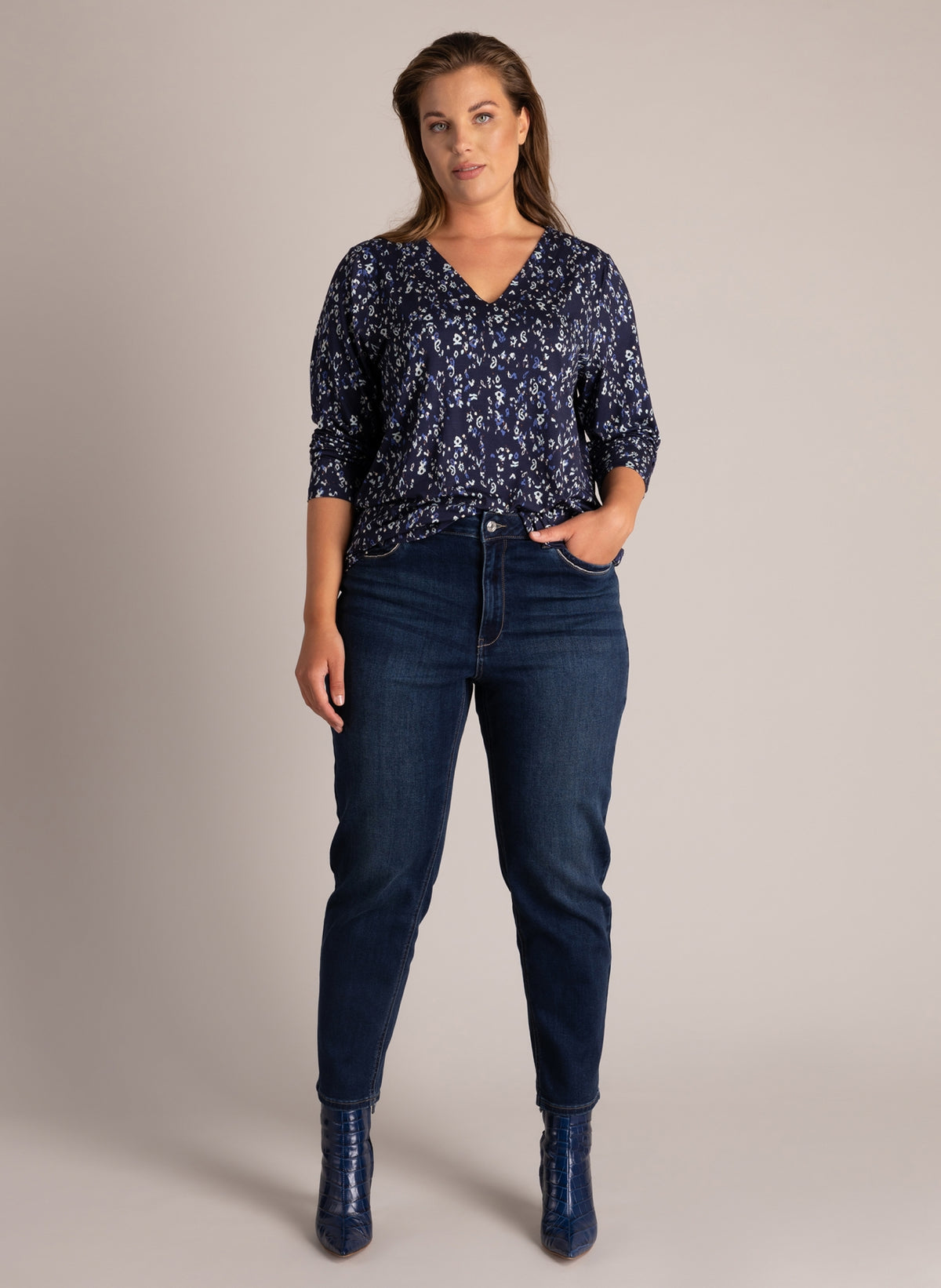 Vayla | Dark Blue/Multi col