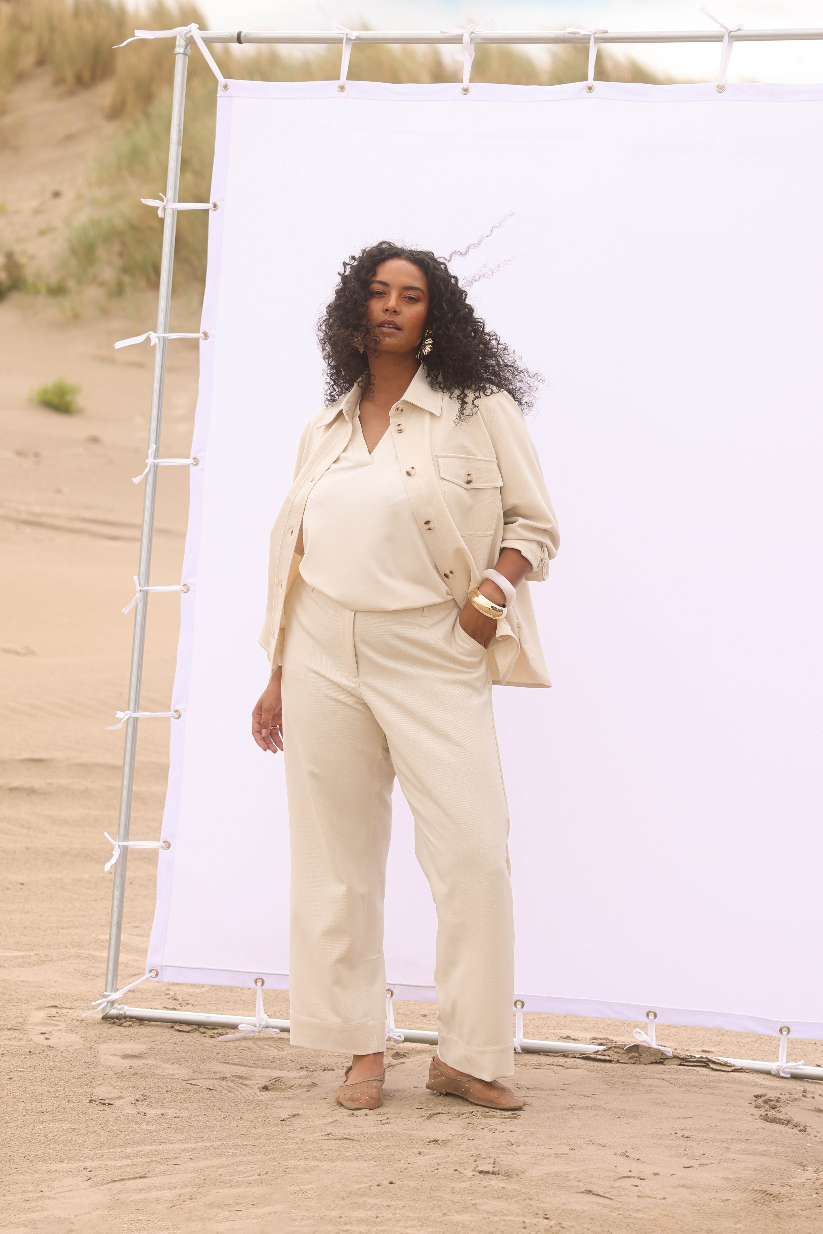 Sun Glazed Clay- Look 4