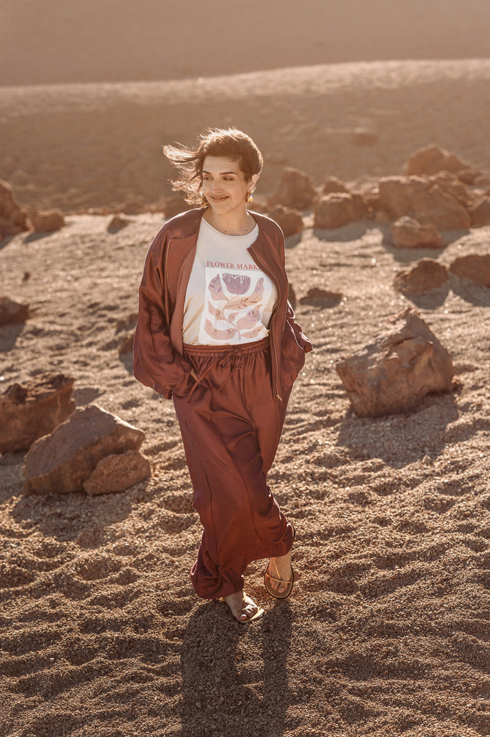 Sun Glazed Clay- Look 3